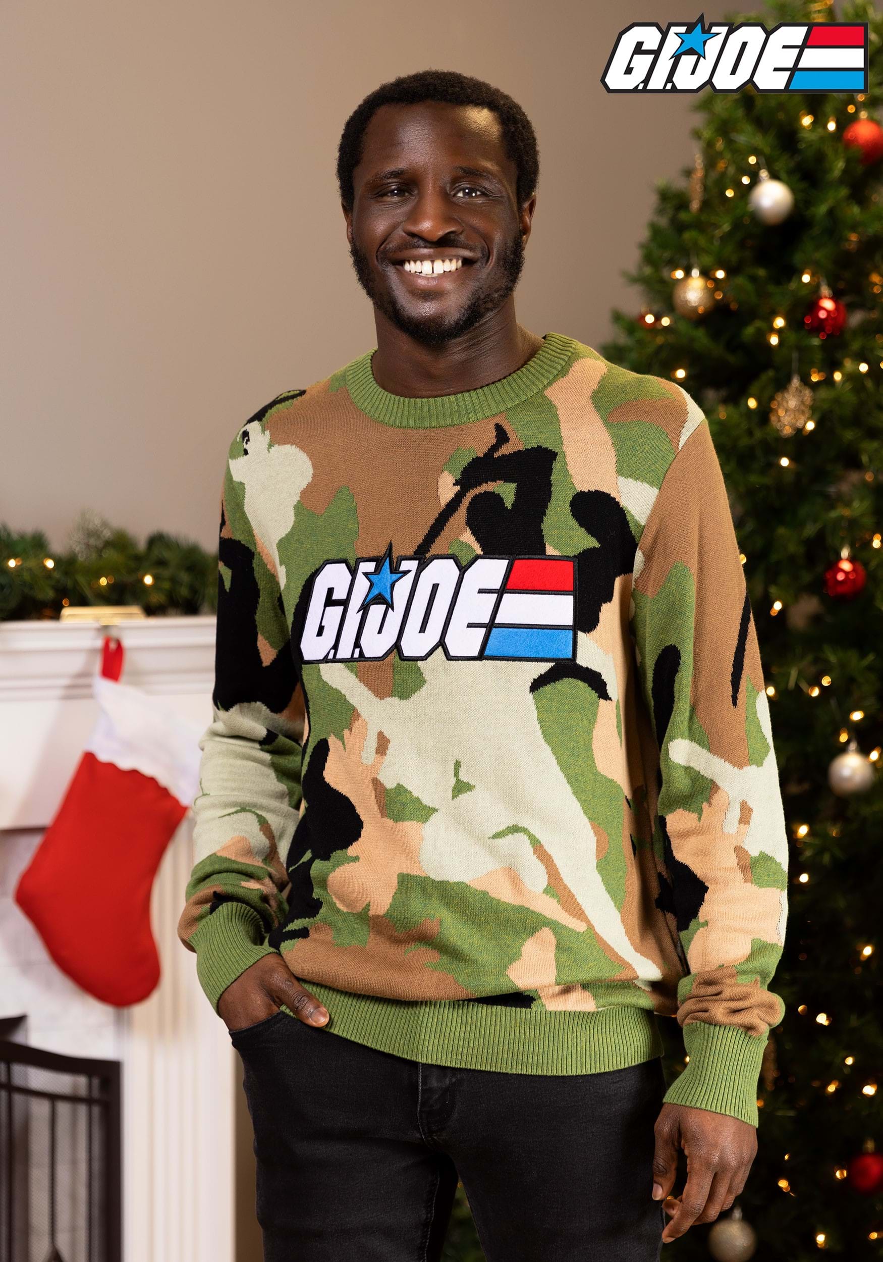 Army GI Joe Camo Sweater for Adults