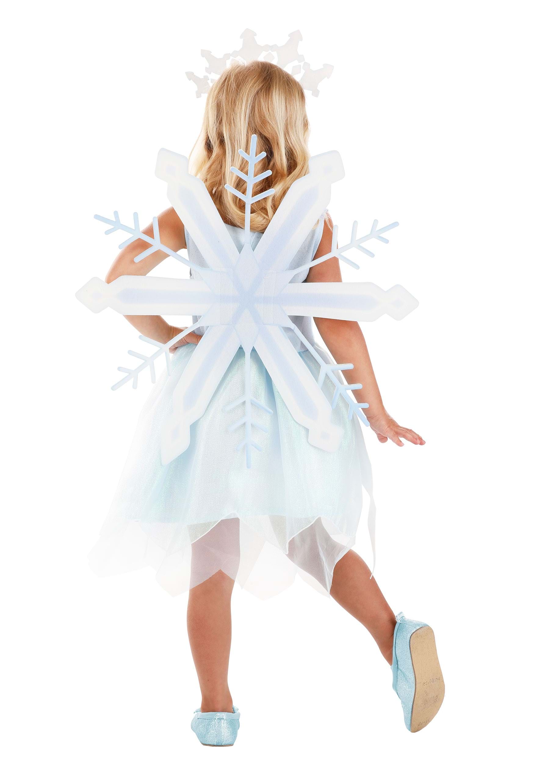 Shimmering Snowflake Girl's Toddler Costume Dress 2 Shimmering Snowflake Girl's Toddler Costume Dress