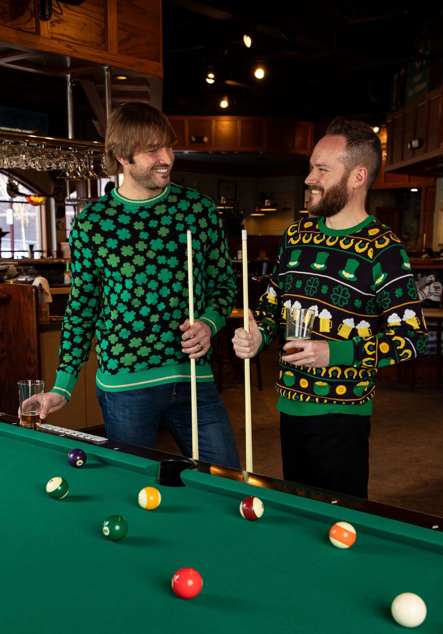 St Patrick's Fair Isle Sweater for Adults