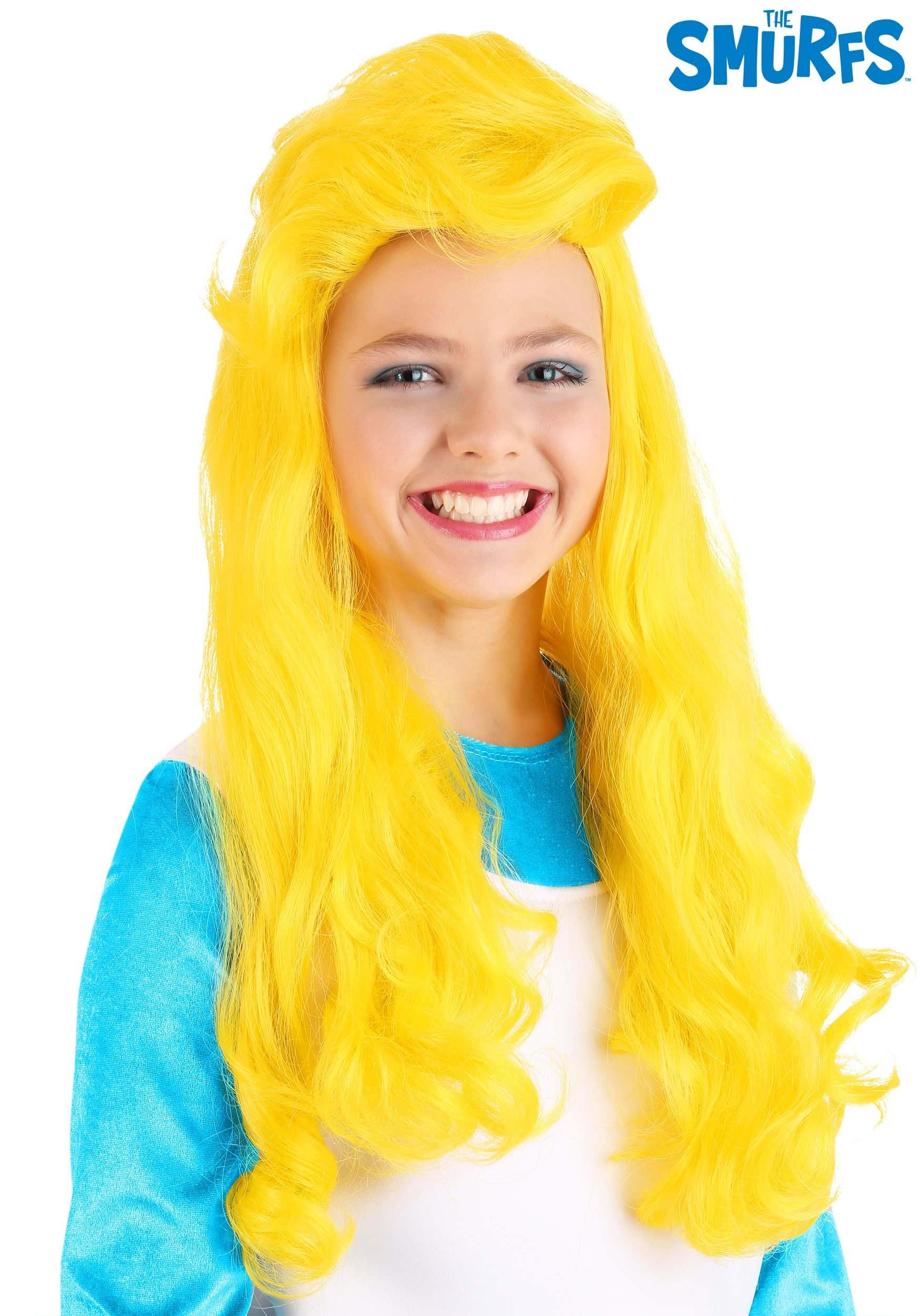 The Smurfs Smurfette Wig for Girls 1 The Smurfs Smurfette Wig for Girls