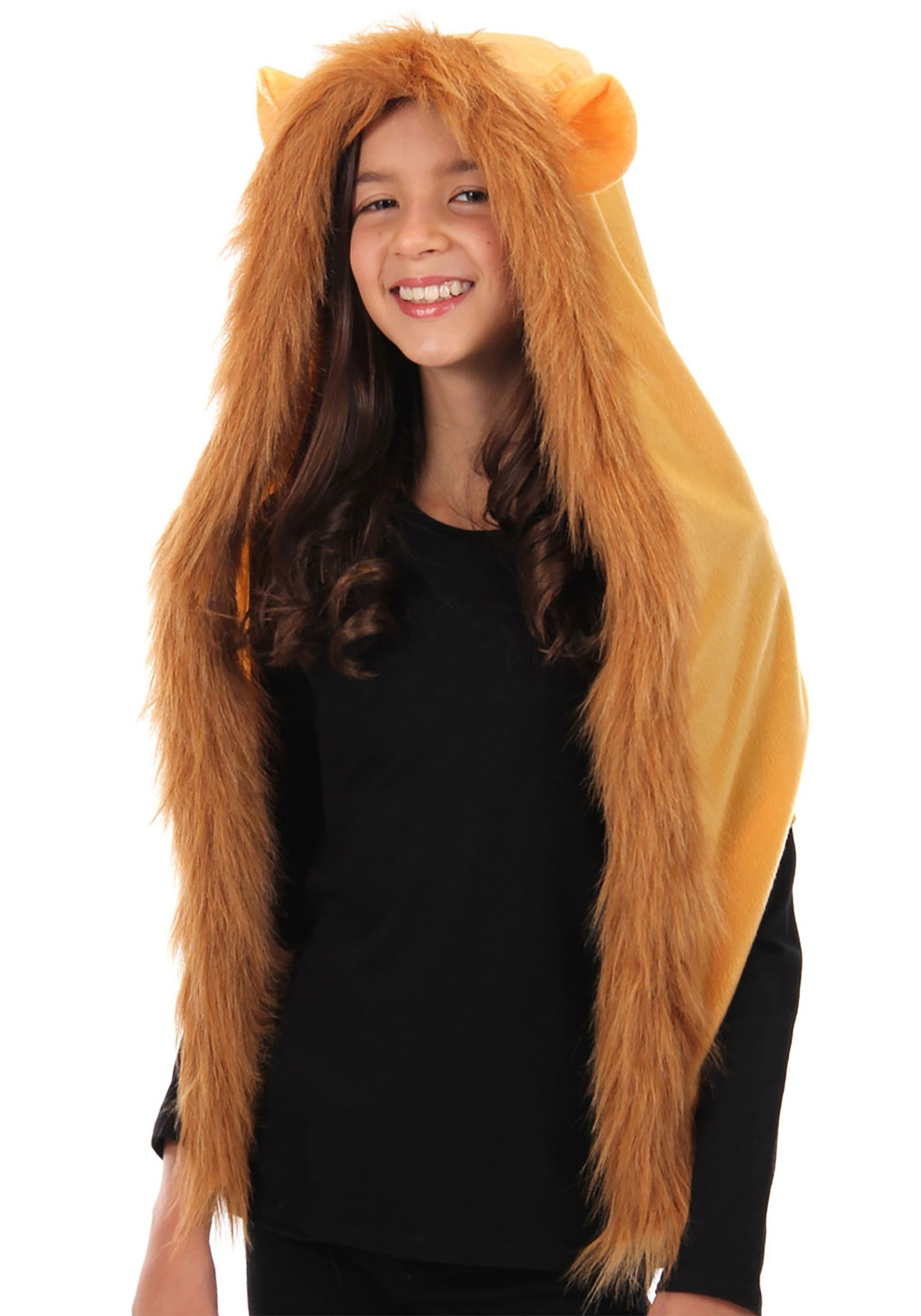 Furry Lion Costume Hood Accessory 3 Furry Lion Costume Hood Accessory