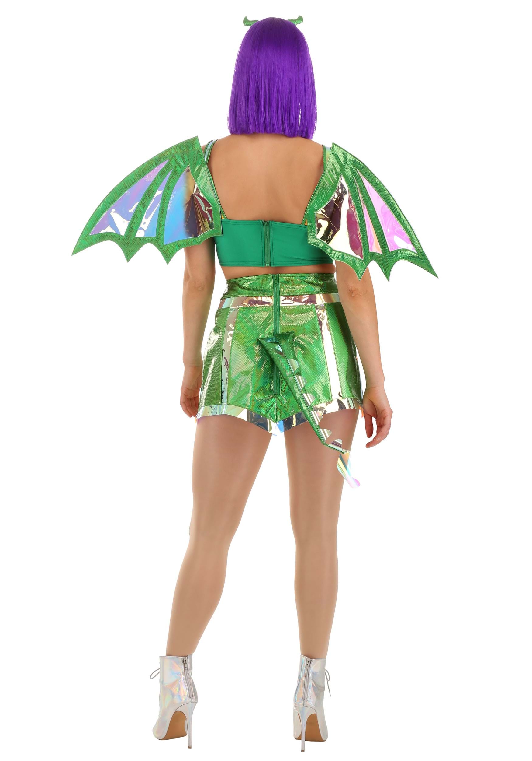 Women's Dreamscape Emerald Dragon Costume
