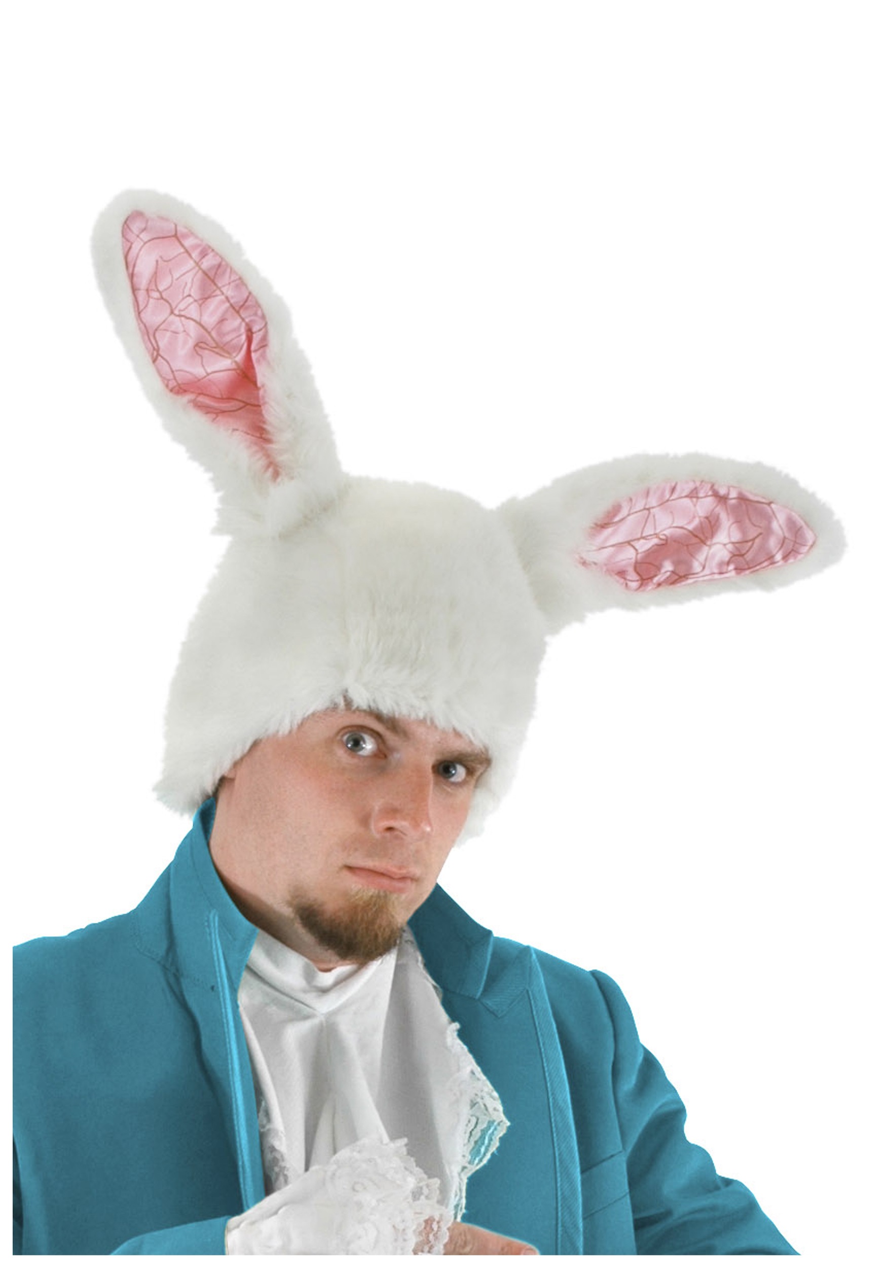 Disney White Rabbit Plush Ears Costume Hat