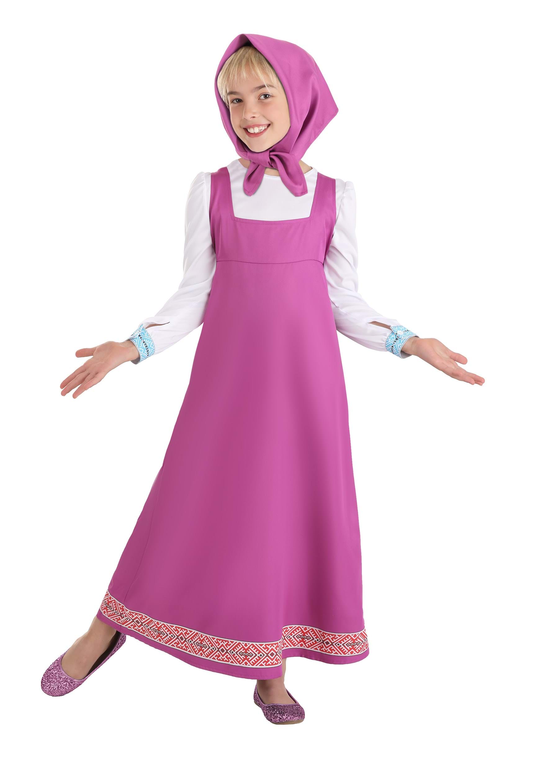 Masha and the Bear Masha Costume for Kids