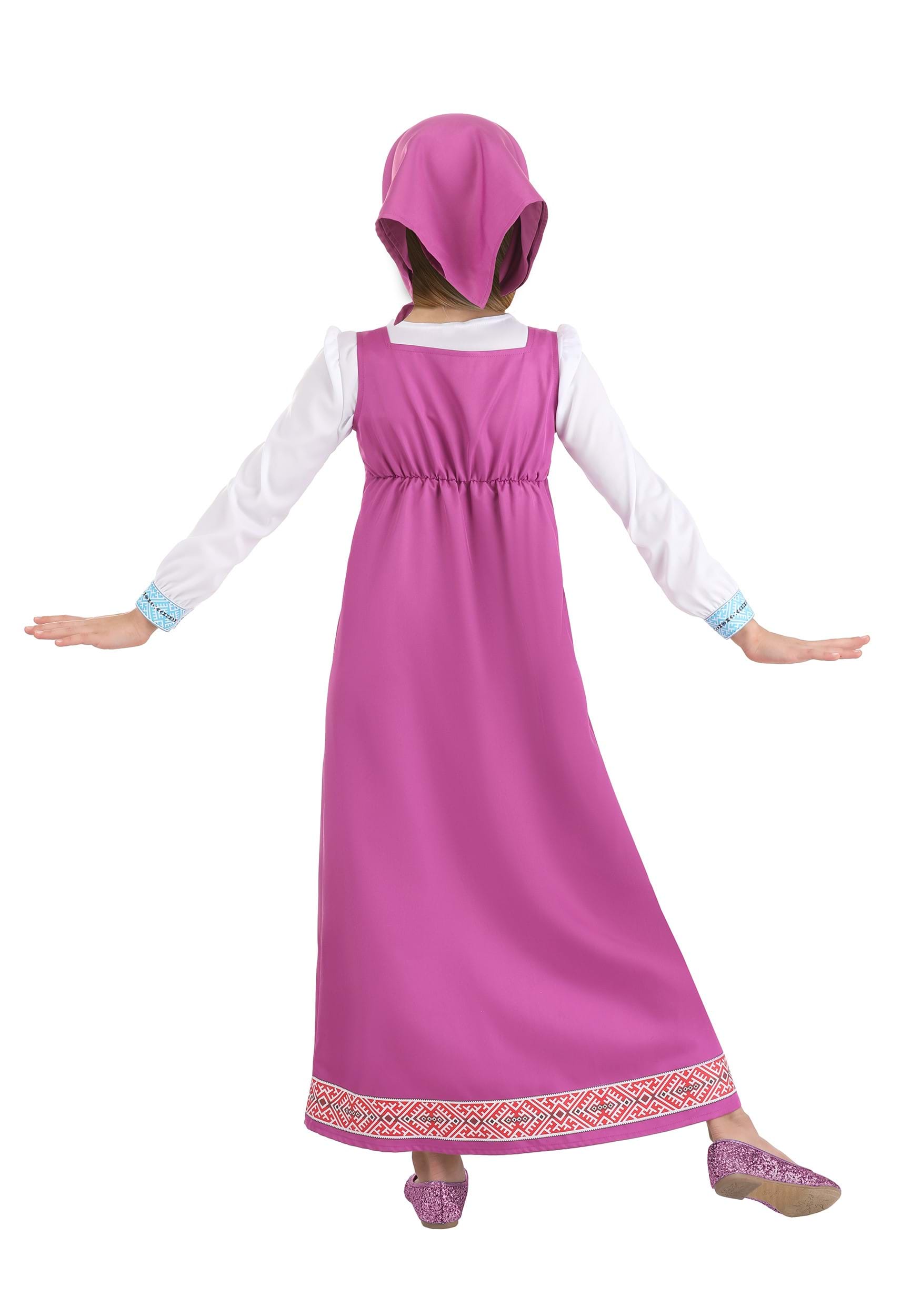 Masha and the Bear Masha Costume for Kids