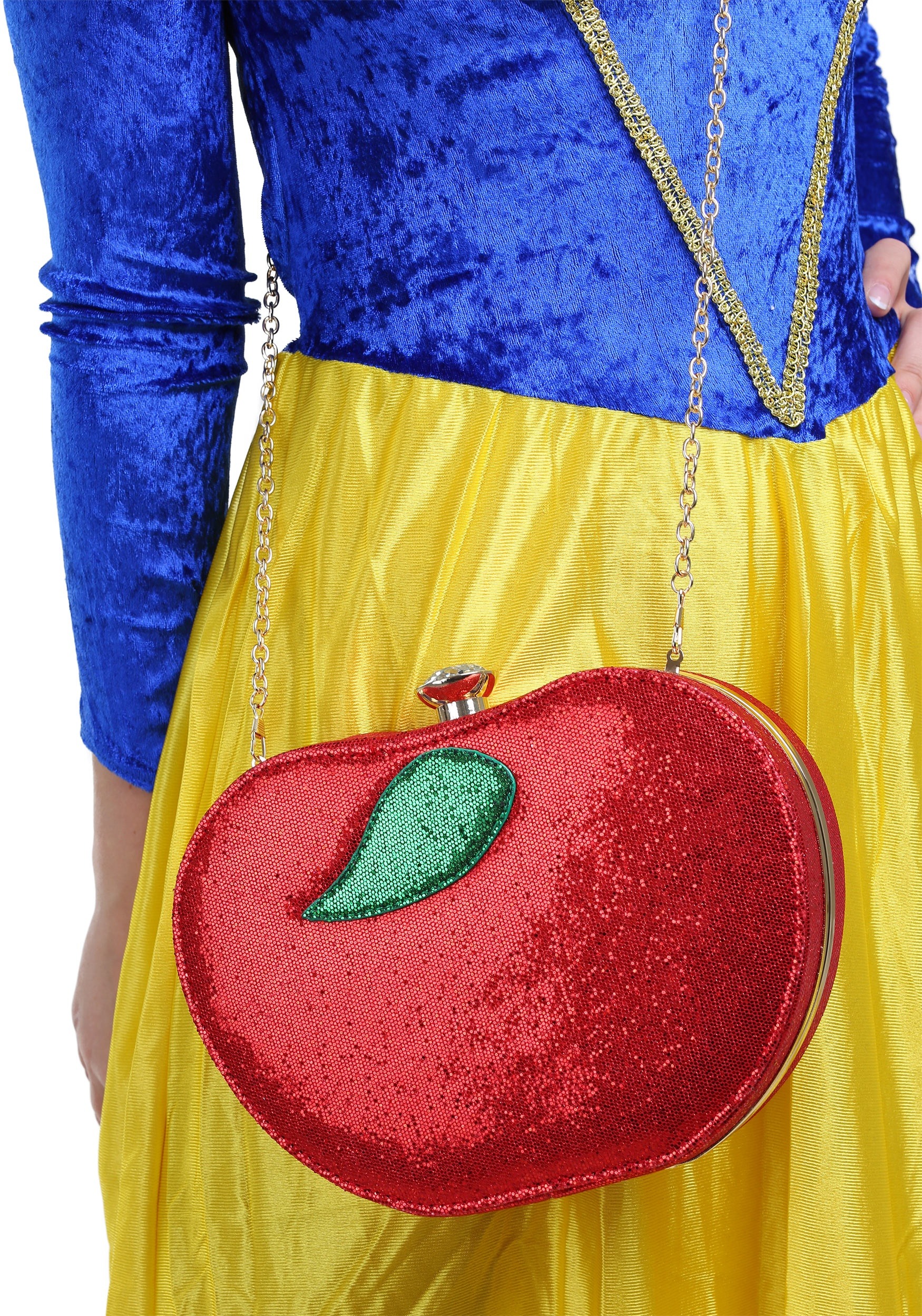 Rhinestone Apple Costume Purse