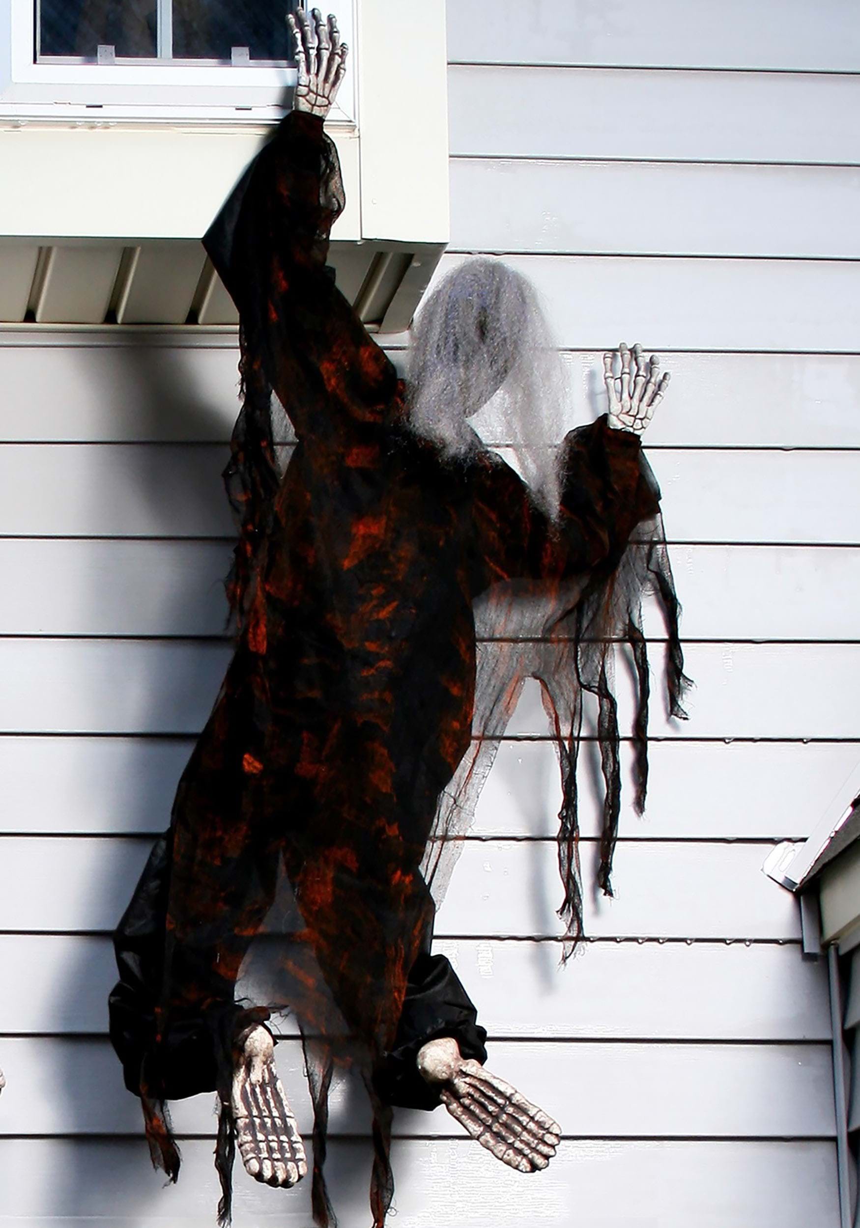 5FT Black Climbing Undead Skeleton Halloween Prop