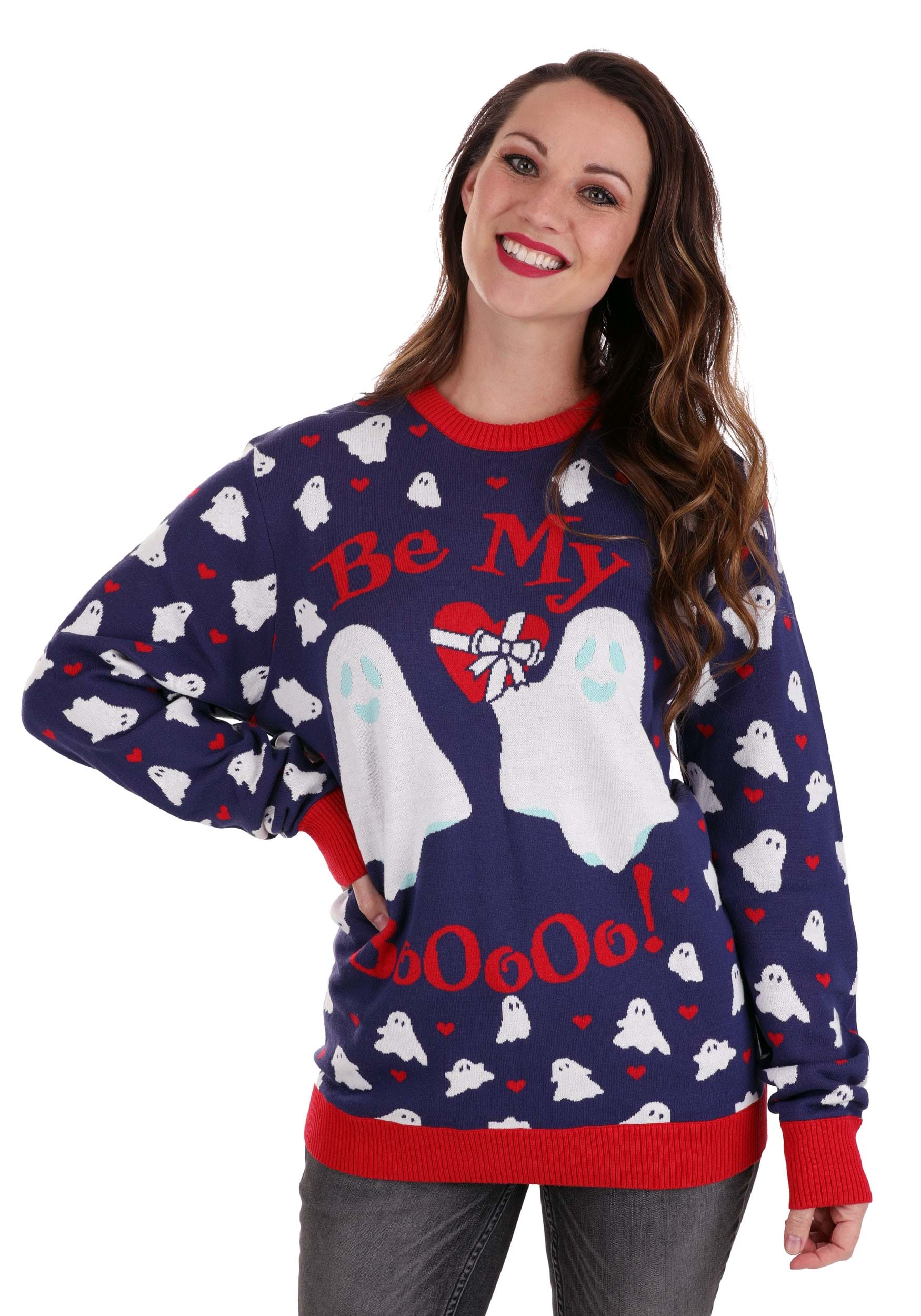 Be My Boo Valentine's Day Adult Sweater 10 Be My Boo Valentine's Day Adult Sweater