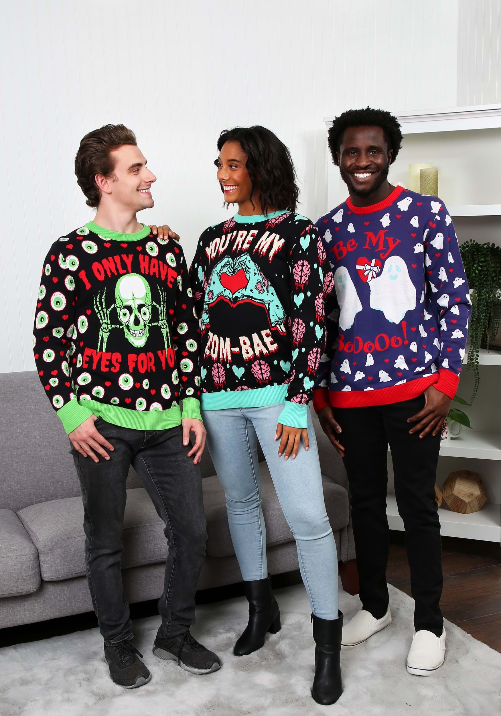 Be My Boo Valentine's Day Adult Sweater 4 Be My Boo Valentine's Day Adult Sweater