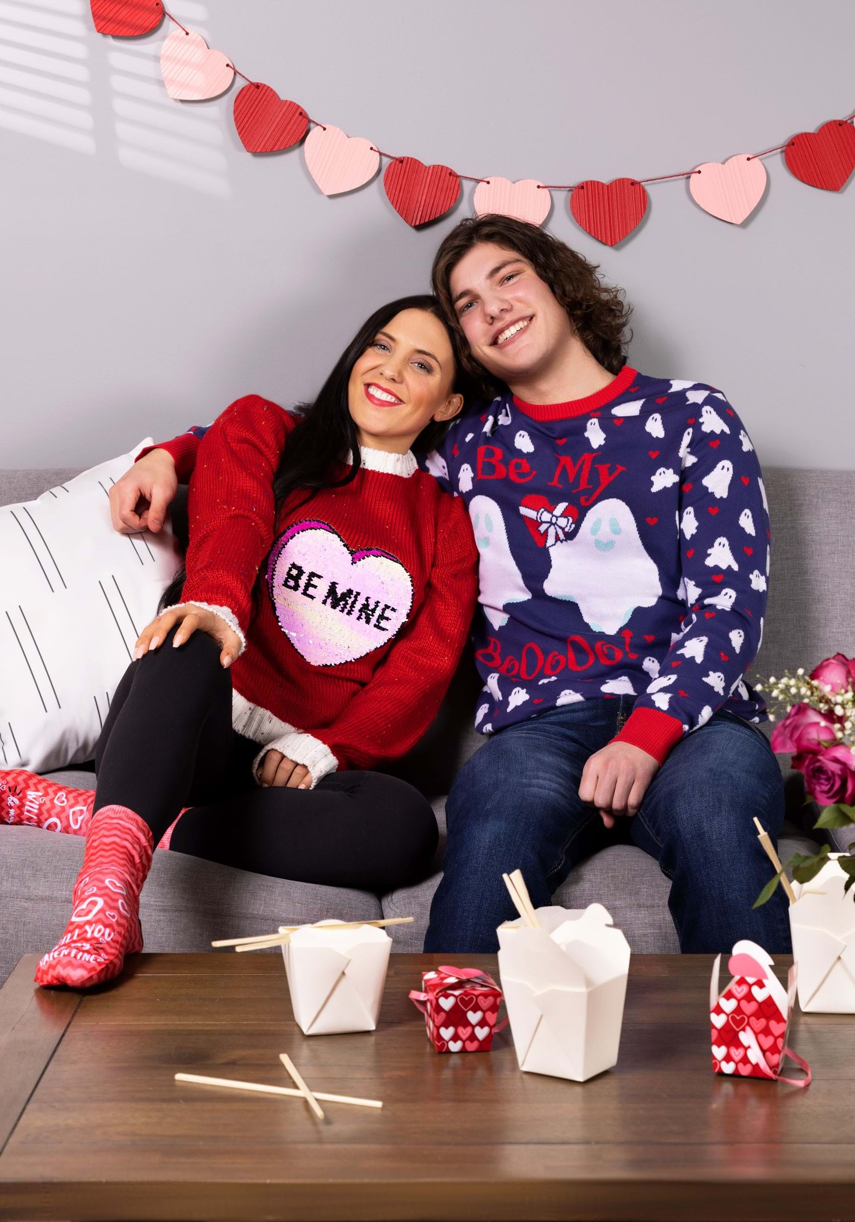 Be My Boo Valentine's Day Adult Sweater 6 Be My Boo Valentine's Day Adult Sweater