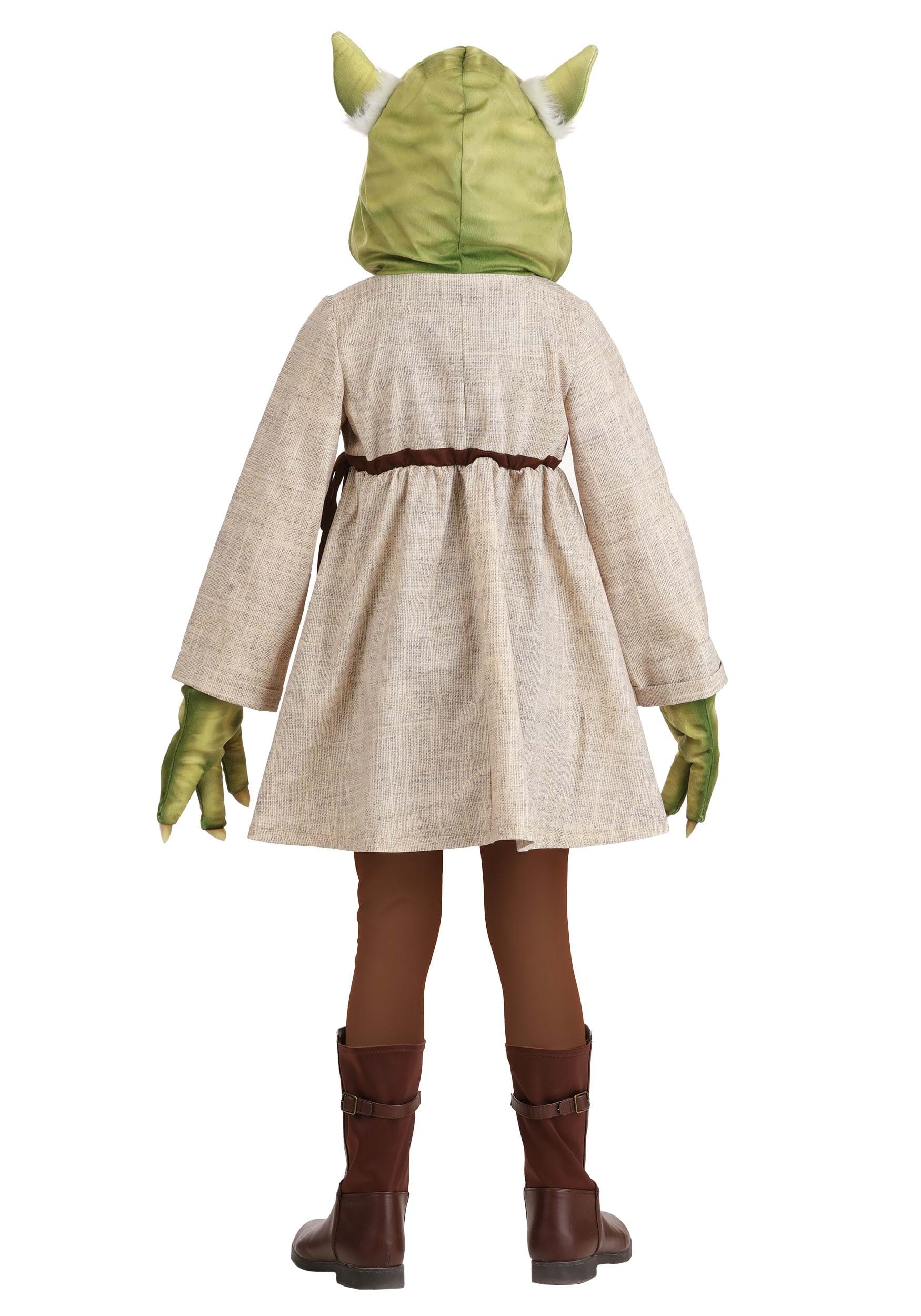 Girl's Star Wars Yoda Costume Dress 5 Girl's Star Wars Yoda Costume Dress