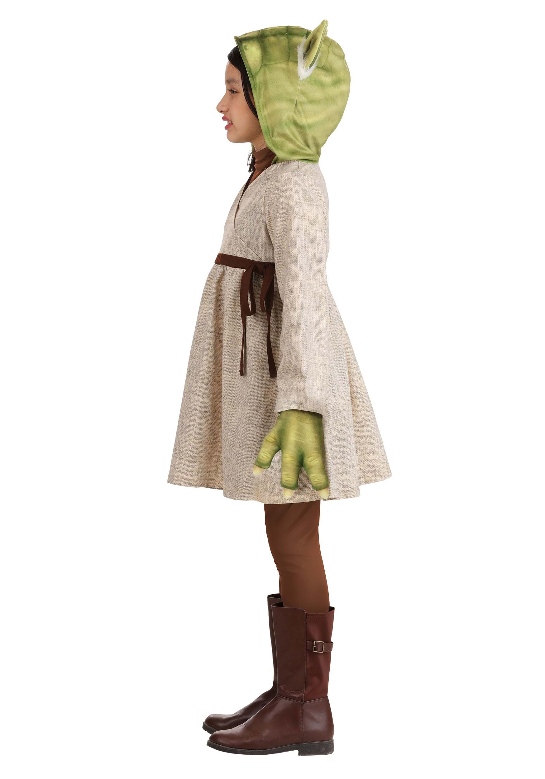 Girl's Star Wars Yoda Costume Dress 6 Girl's Star Wars Yoda Costume Dress