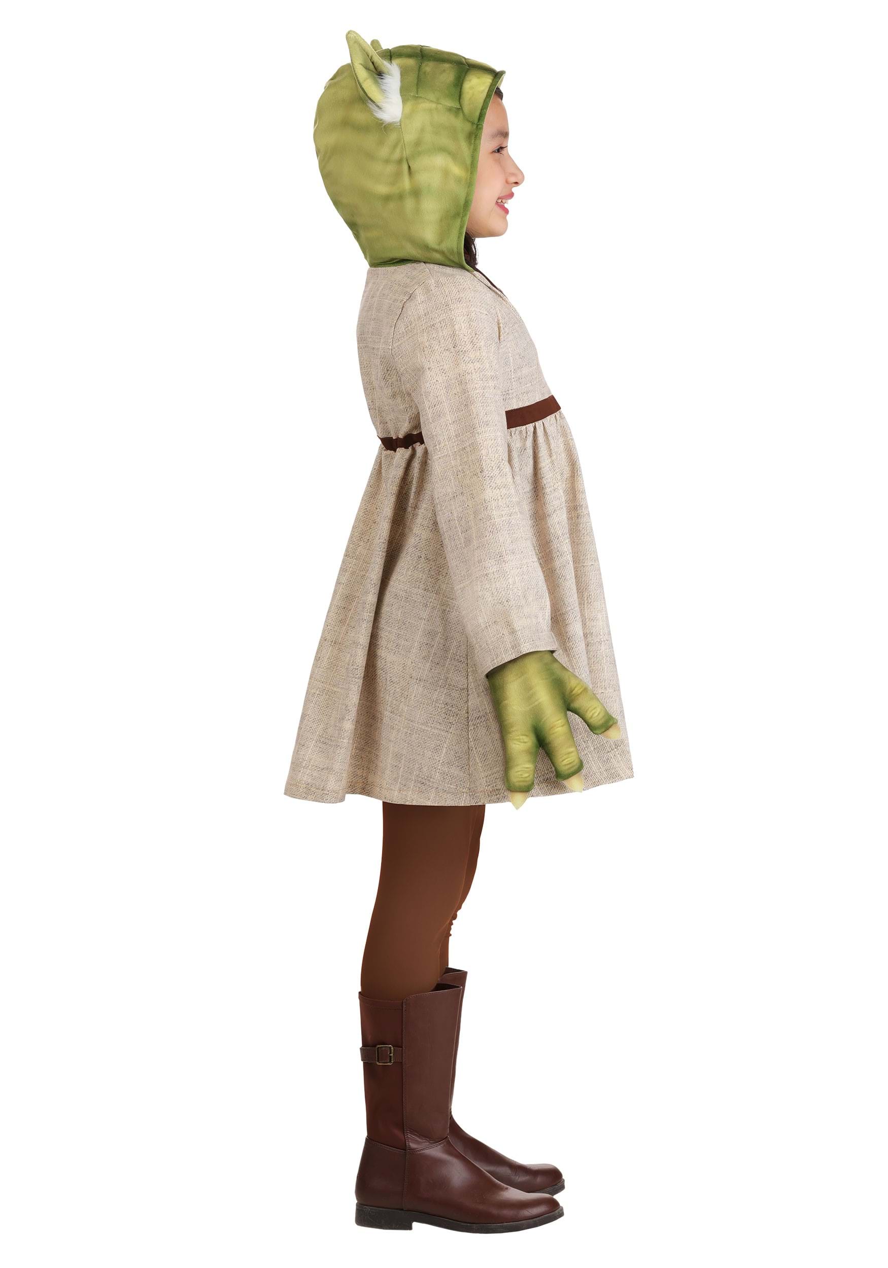 Girl's Star Wars Yoda Costume Dress 7 Girl's Star Wars Yoda Costume Dress