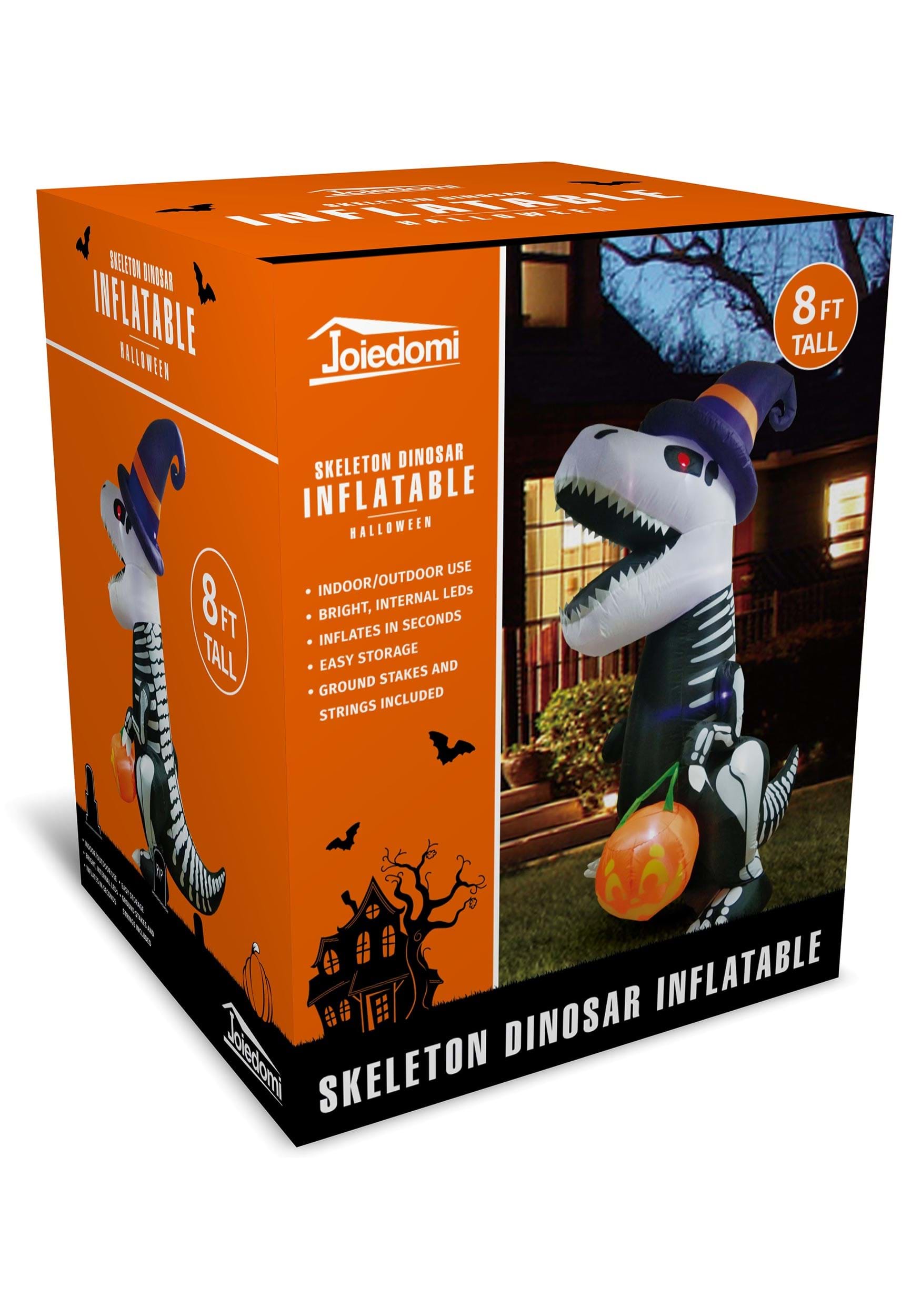 Inflatable 8FT Skeleton T-Rex Halloween Decoration 5 Inflatable 8FT Skeleton T-Rex Halloween Decoration