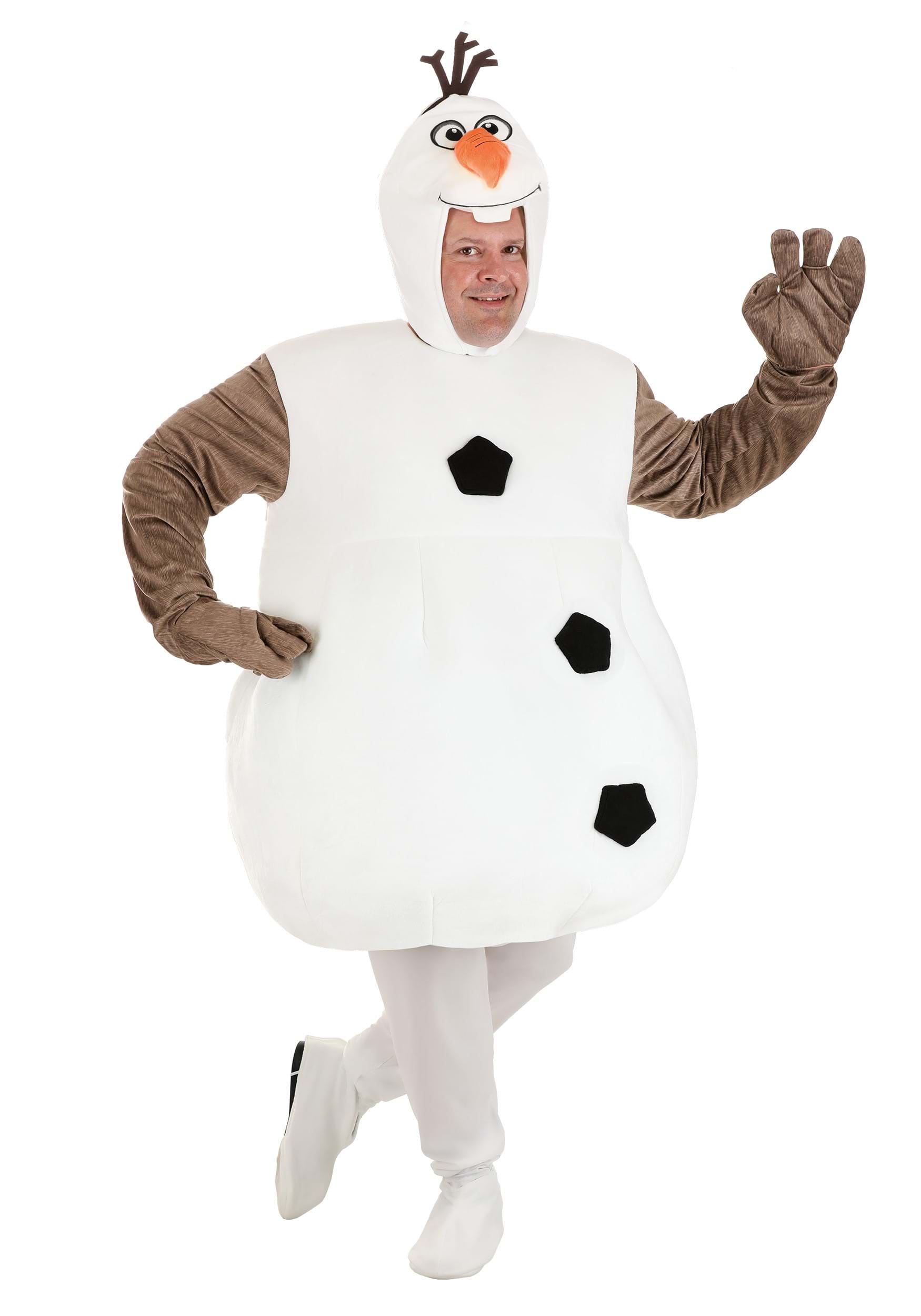 Plus Size Olaf Frozen Costume for Adults 9 Plus Size Olaf Frozen Costume for Adults