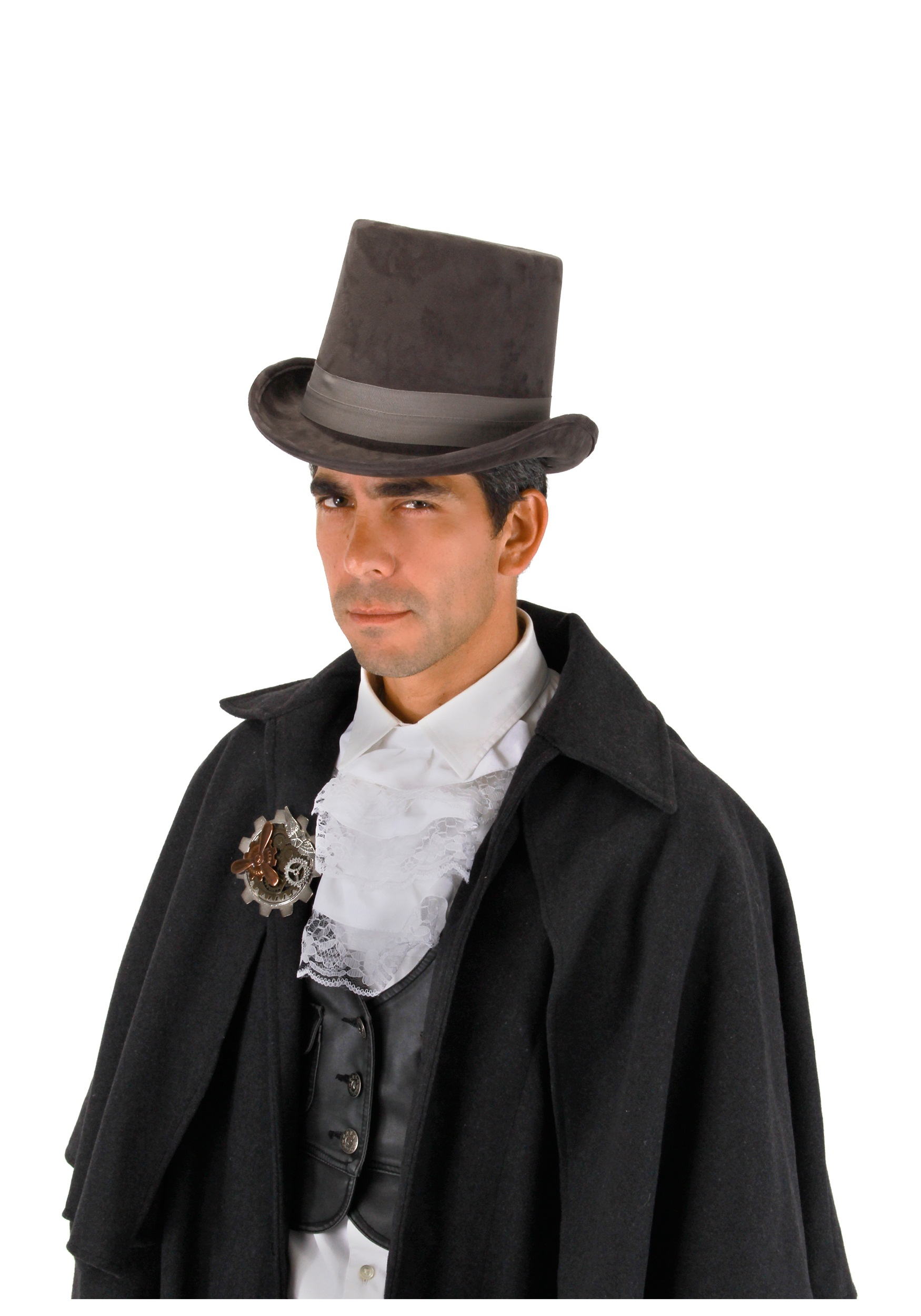 Coachman Gray Costume Hat
