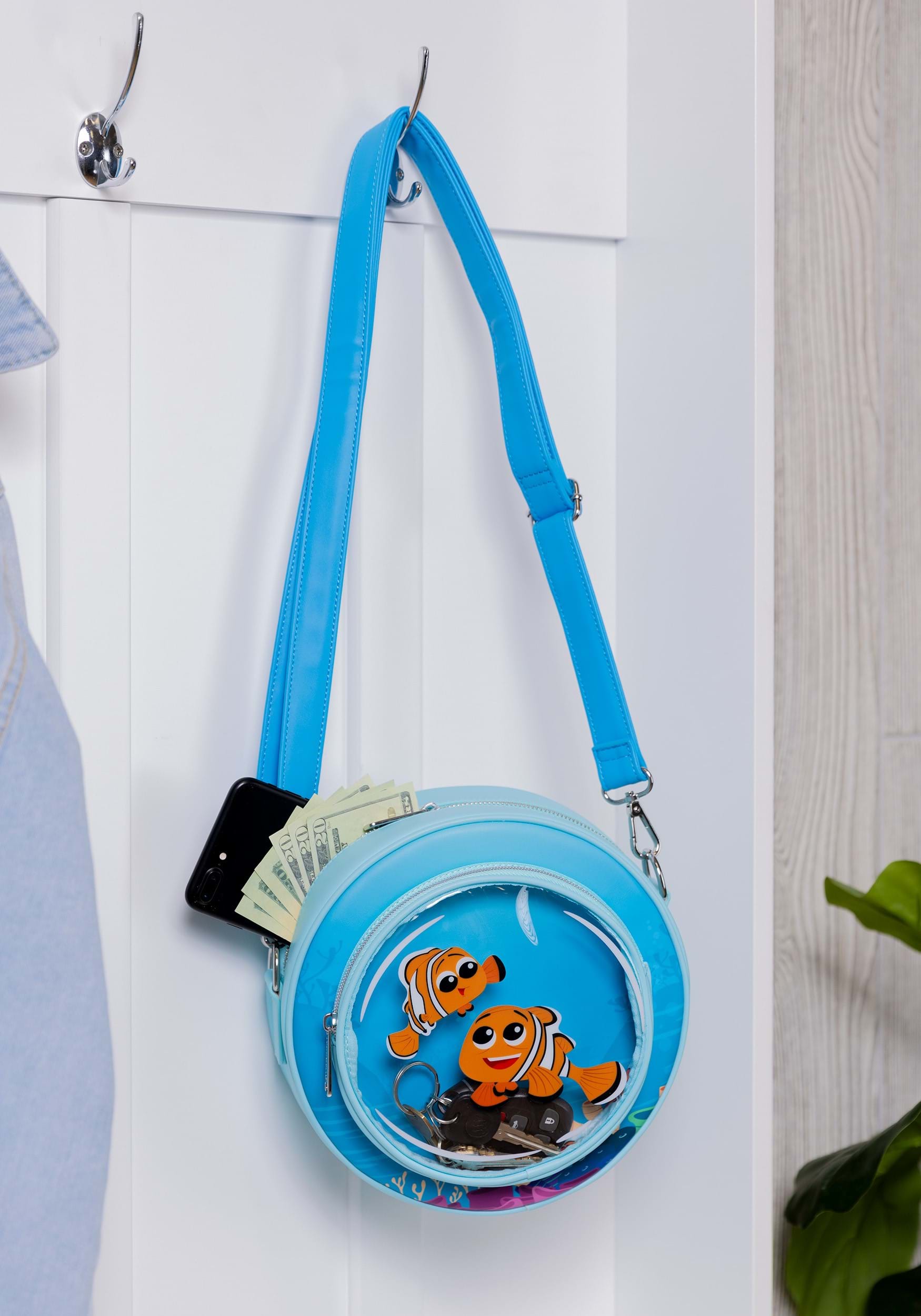Loungefly Finding Nemo 20th Anniversary Bubble Pocket Crossbody Bag