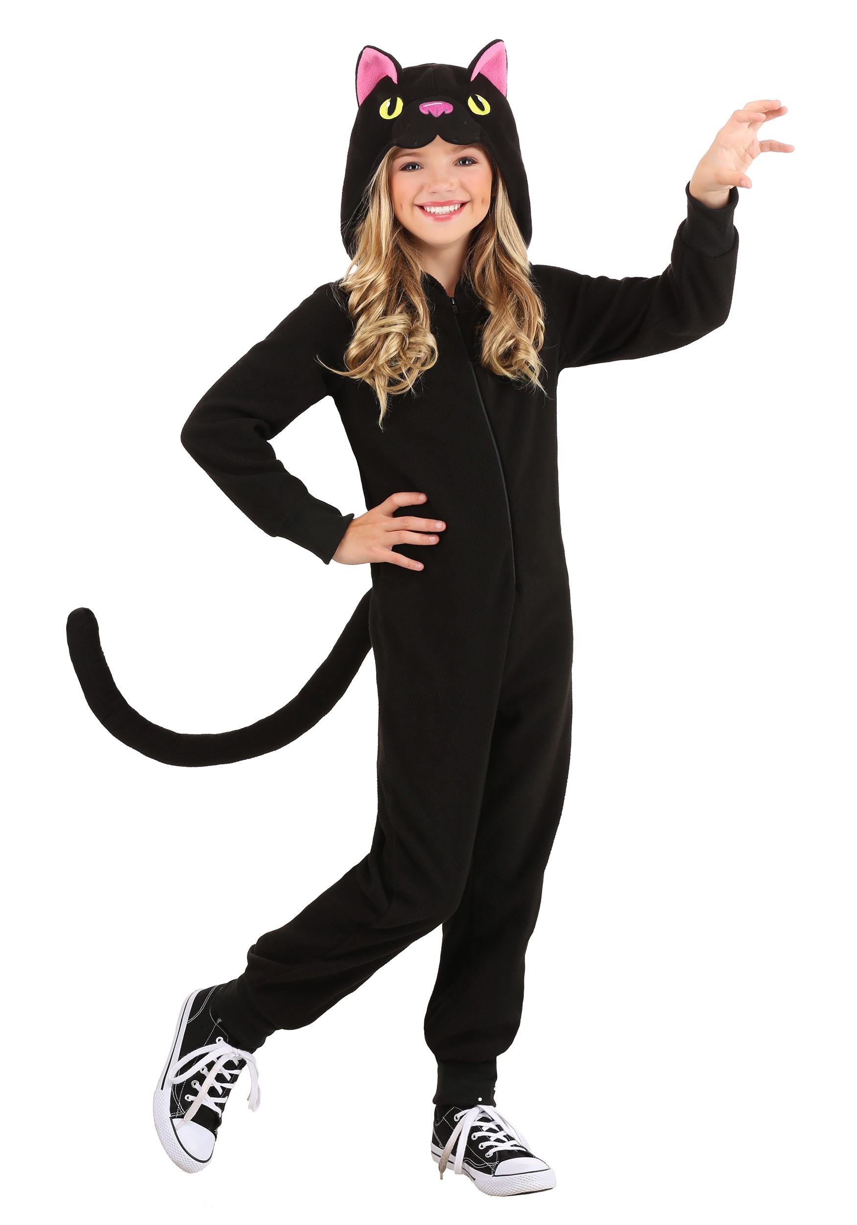 Black Cat Onesie for Kids