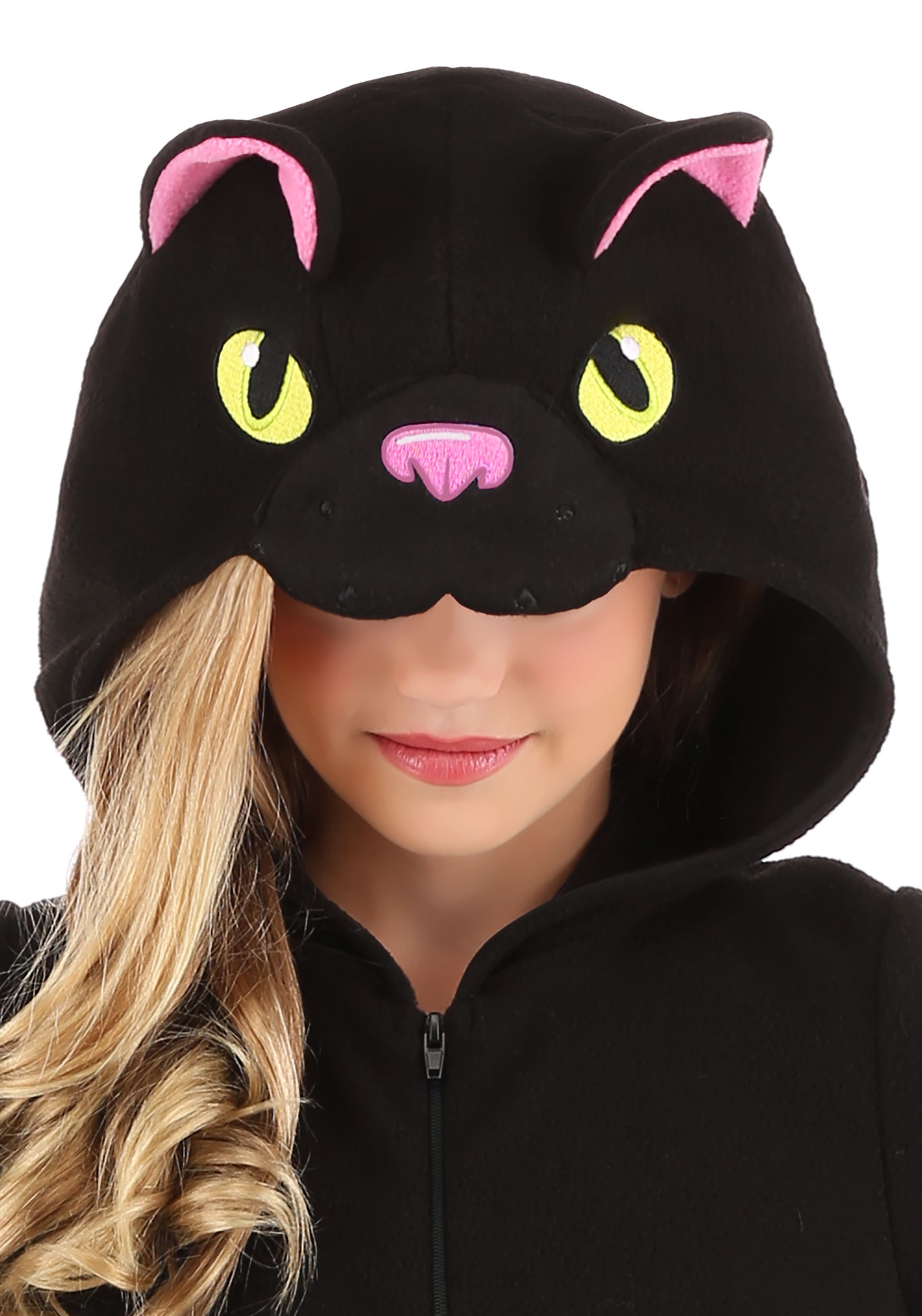 Black Cat Onesie for Kids 3 Black Cat Onesie for Kids