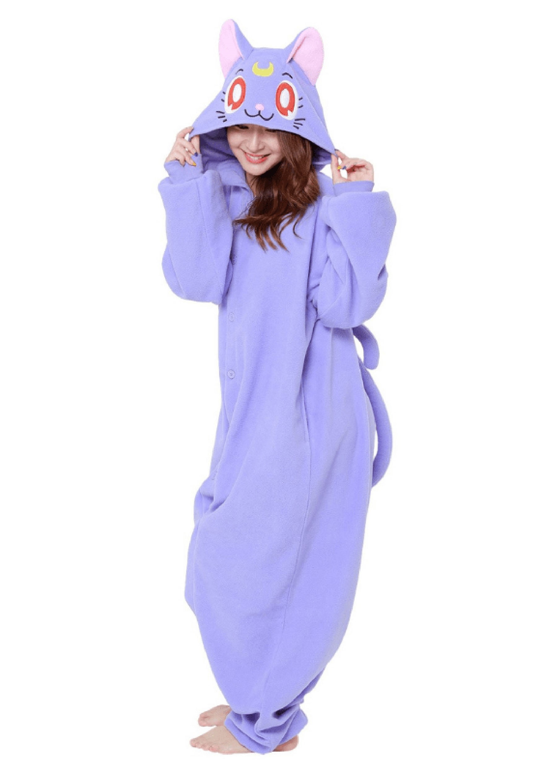 Adult Luna Sailor Moon Kigurumi Pajama