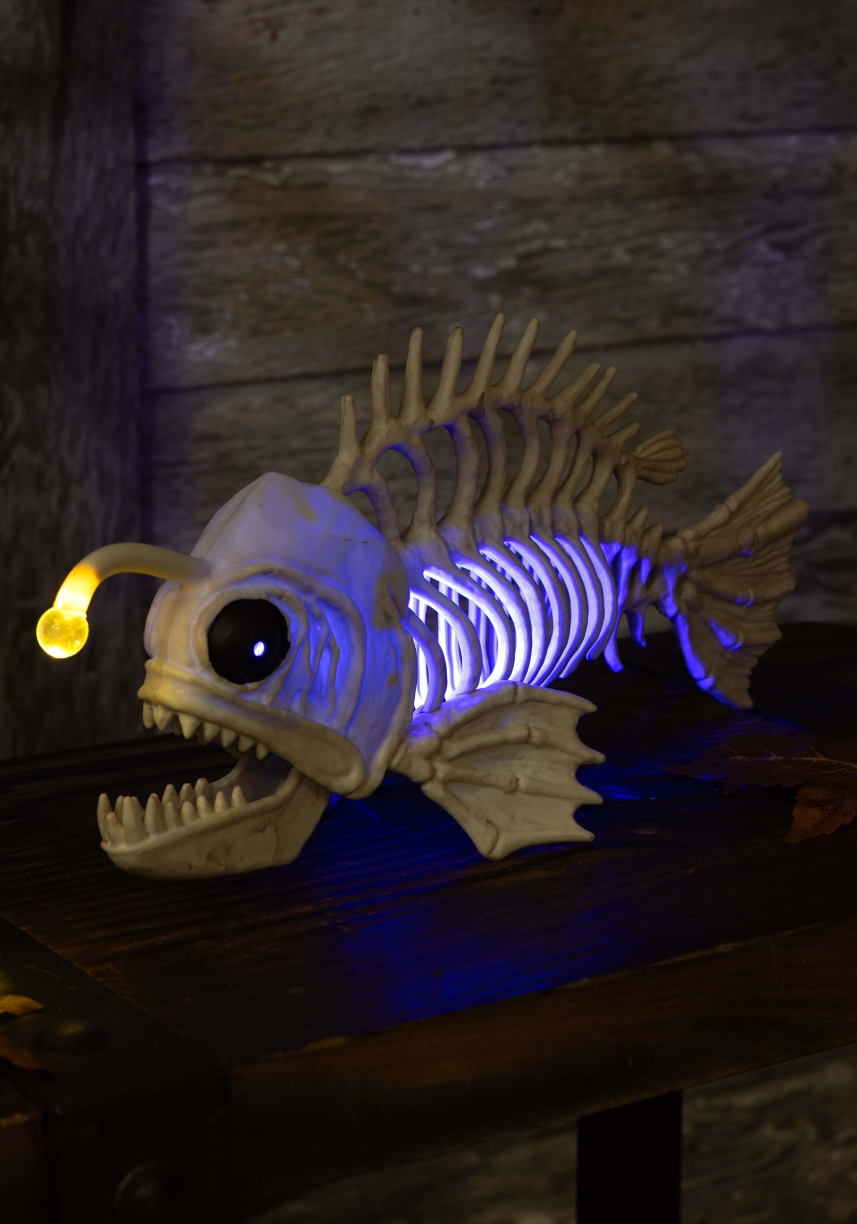 16-Inch Deep Sea Light Up Fish Decoration