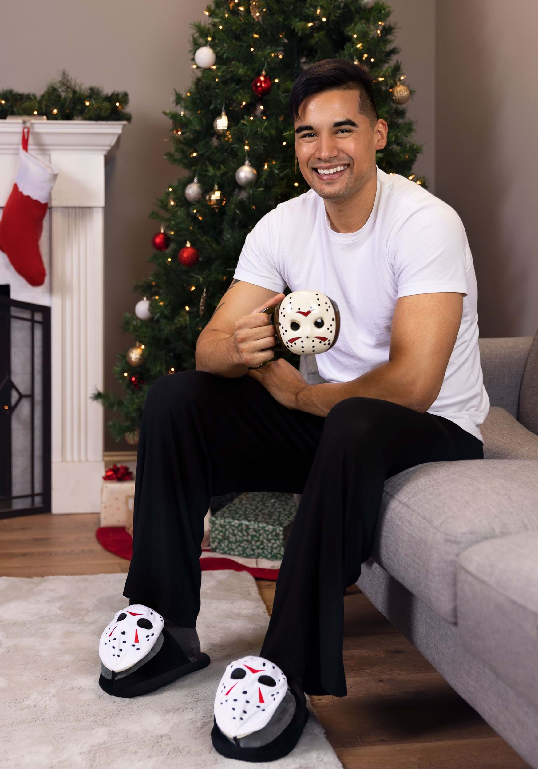 Friday the 13th Jason Slippers for Adults