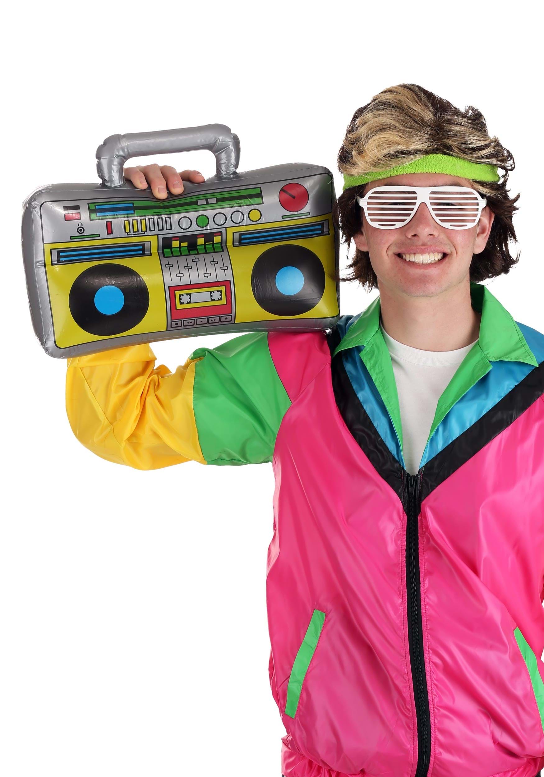 Inflatable 80's Accessory Boombox