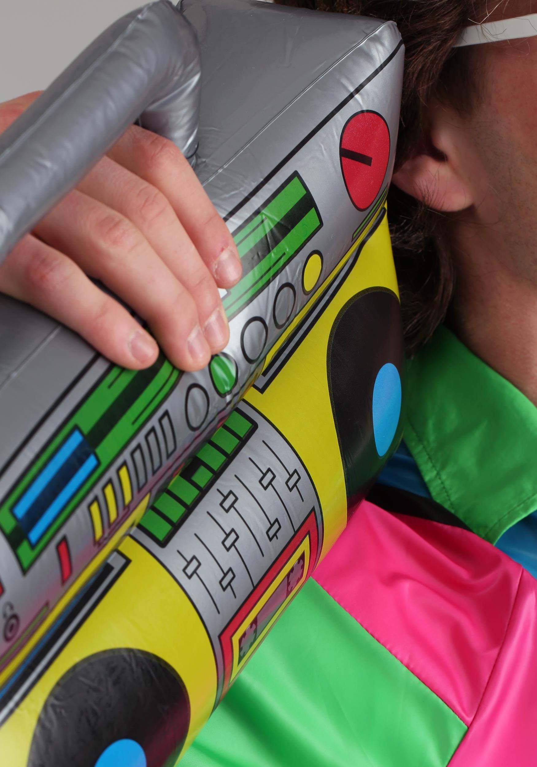 Inflatable 80's Accessory Boombox