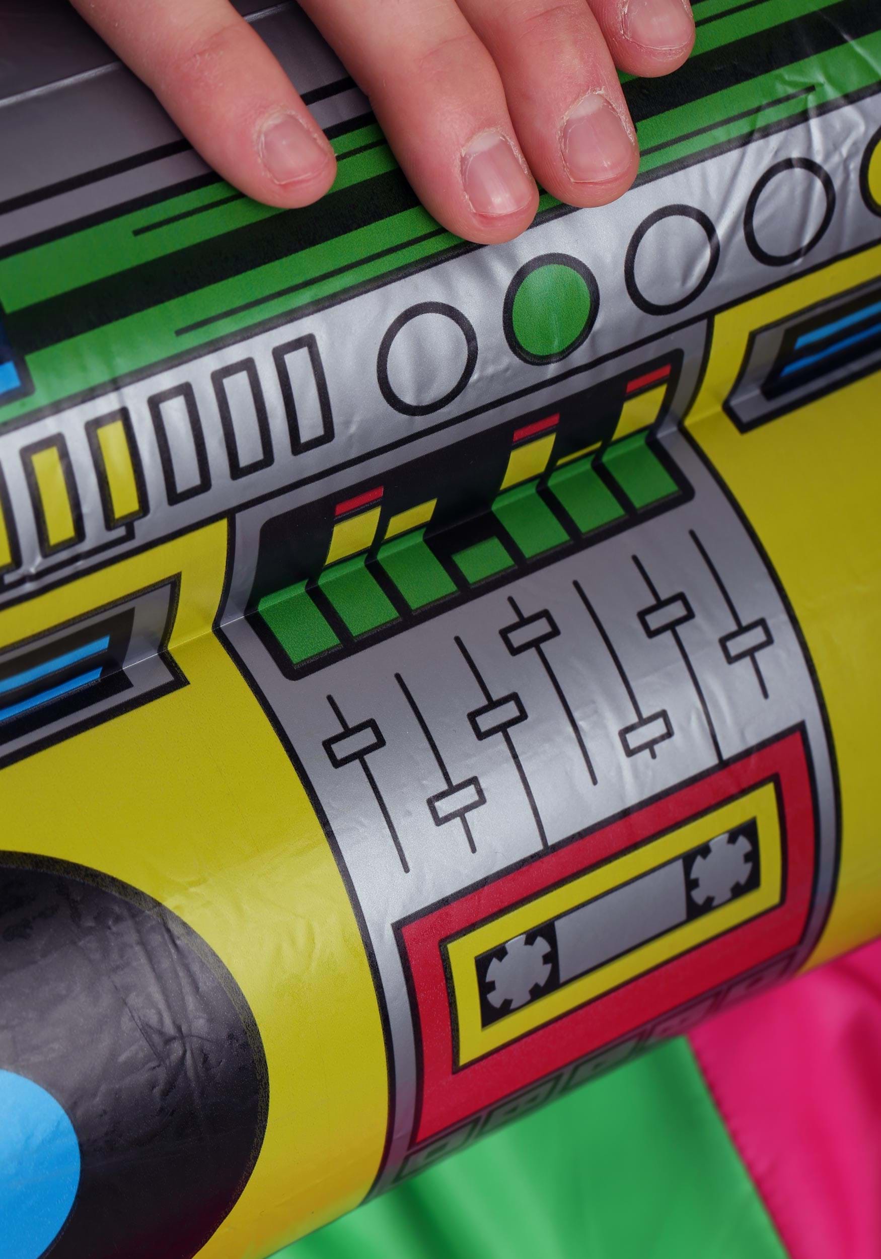 Inflatable 80's Accessory Boombox