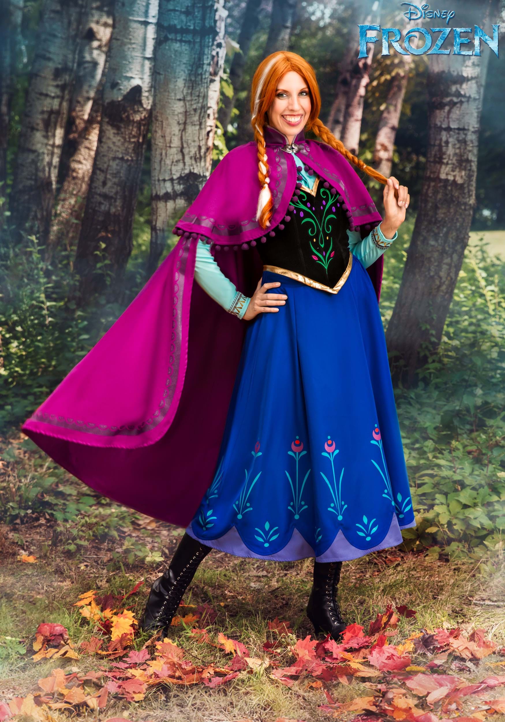 Premium Disney Frozen Anna Costume for Women