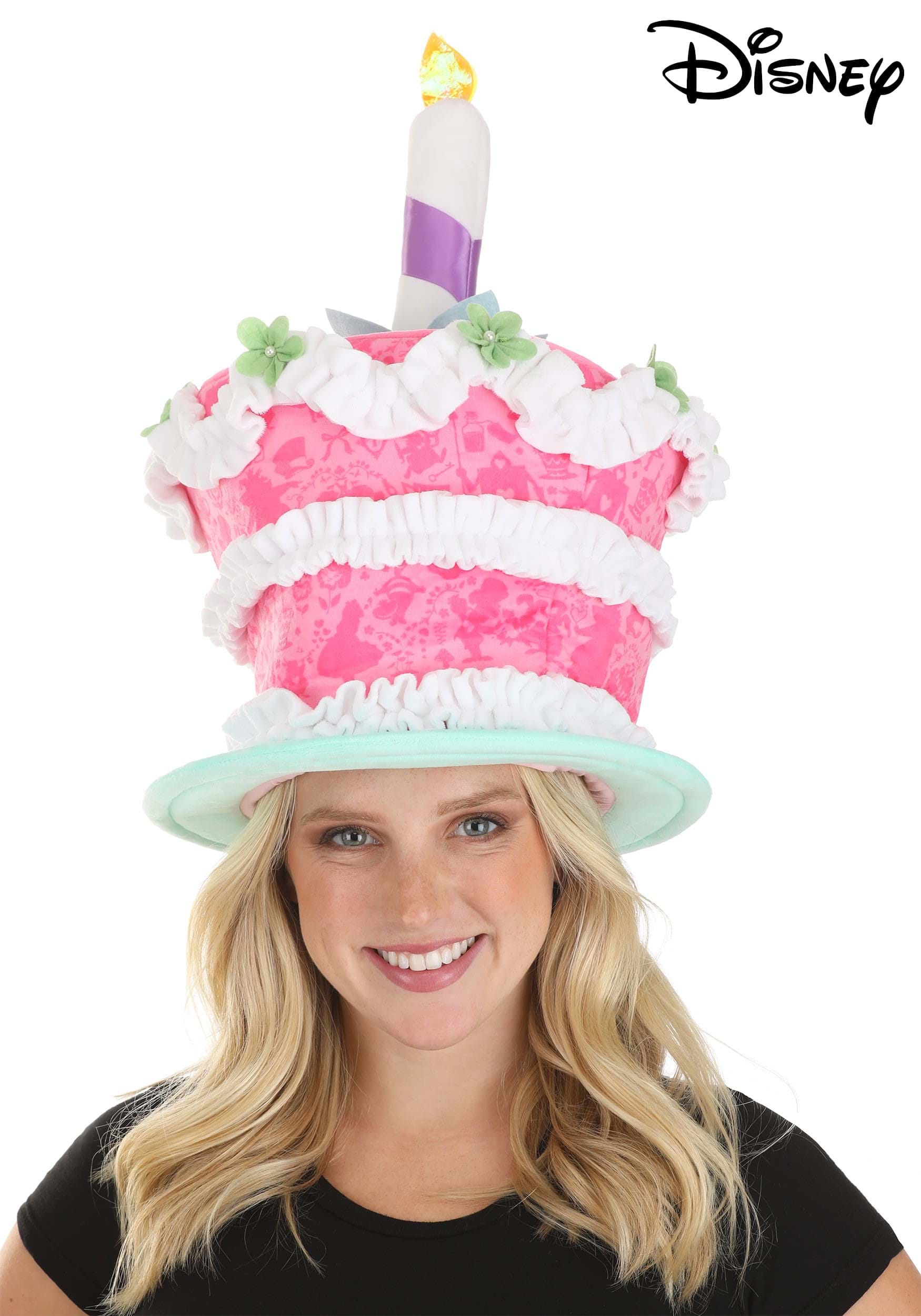 Disney's Alice Unbirthday Cake Plush Hat for Adults