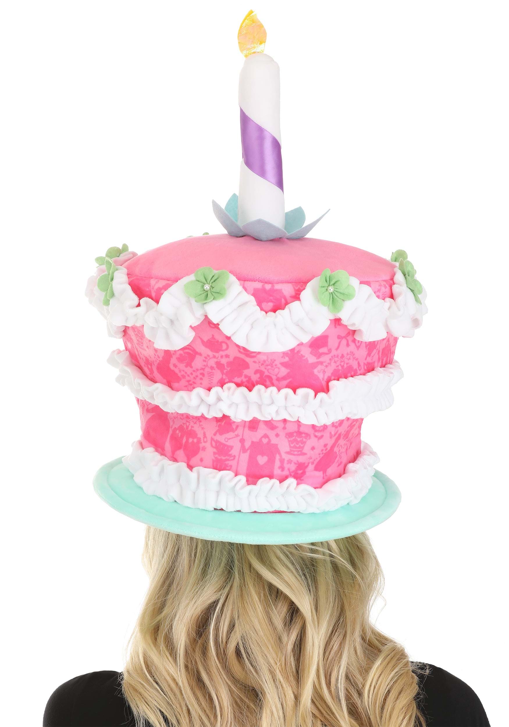 Disney's Alice Unbirthday Cake Plush Hat for Adults