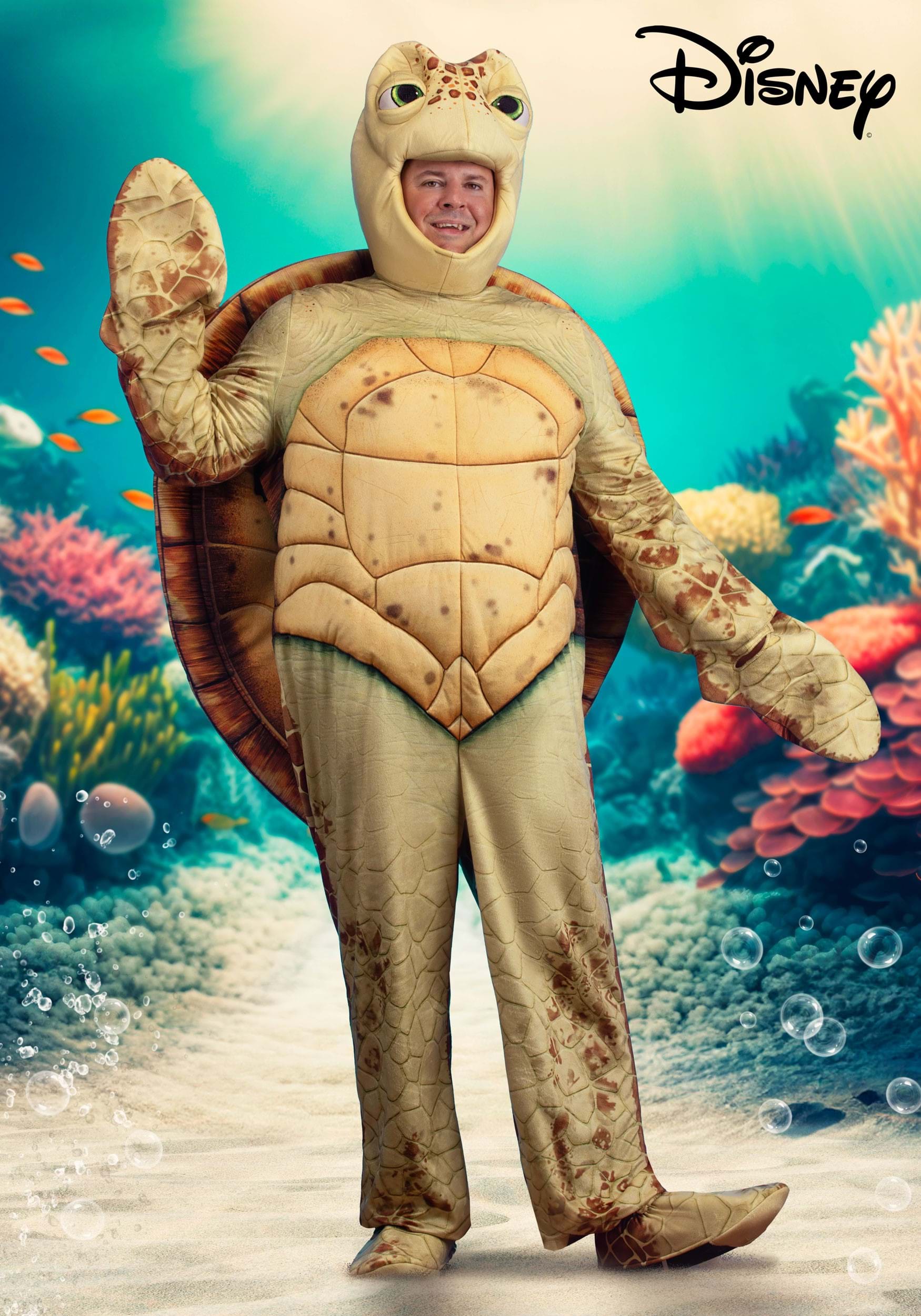 Plus Size Disney and Pixar Finding Nemo Crush Costume for Men
