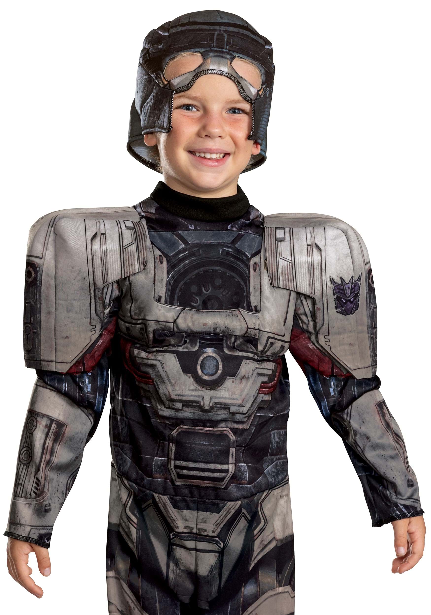 Boy's Toddler Transformers One Megatron Muscle Costume 3 Boy's Toddler Transformers One Megatron Muscle Costume