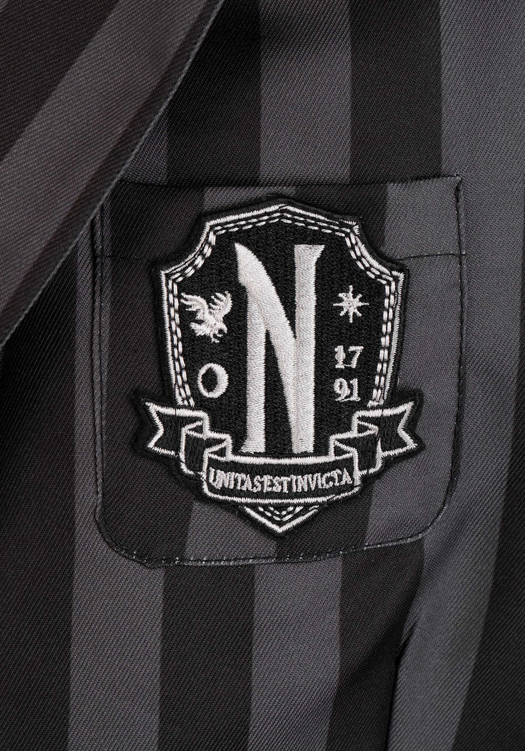 Nevermore Academy Wednesday Girl's Costume