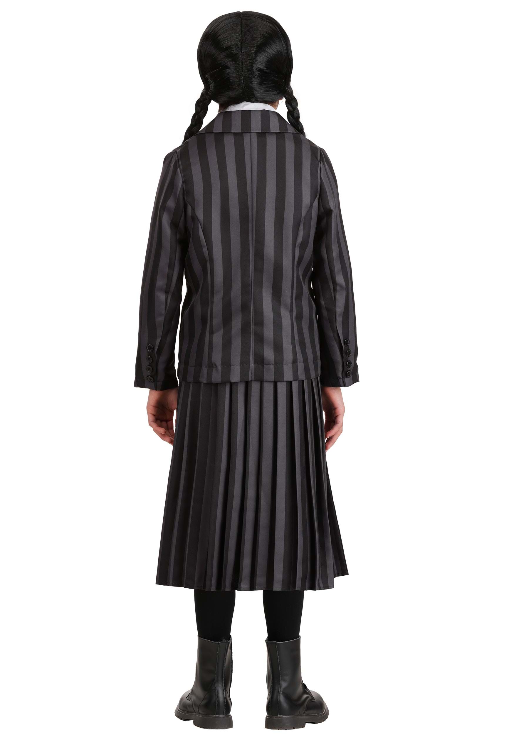 Nevermore Academy Wednesday Girl's Costume