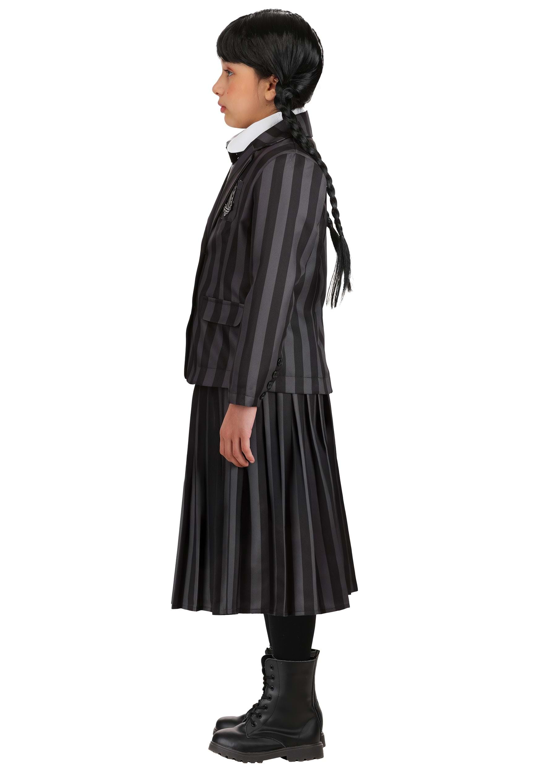 Nevermore Academy Wednesday Girl's Costume
