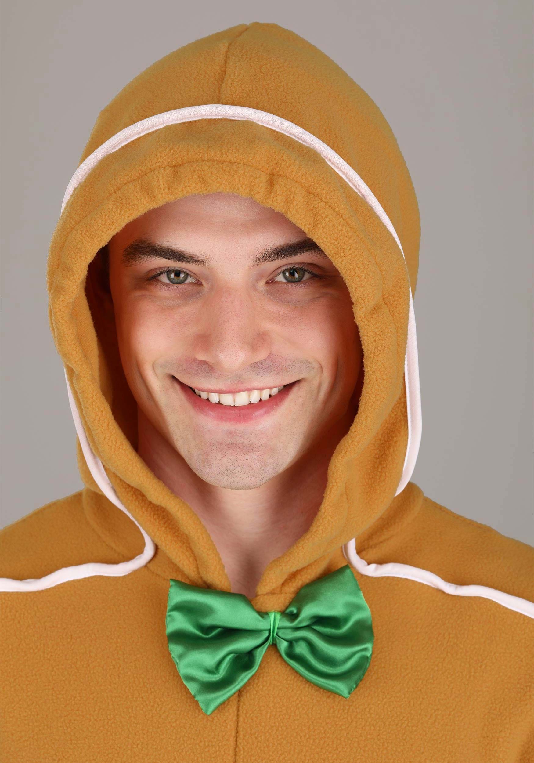 Gingerbread Man Onesie Costume for Adults 3 Gingerbread Man Onesie Costume for Adults