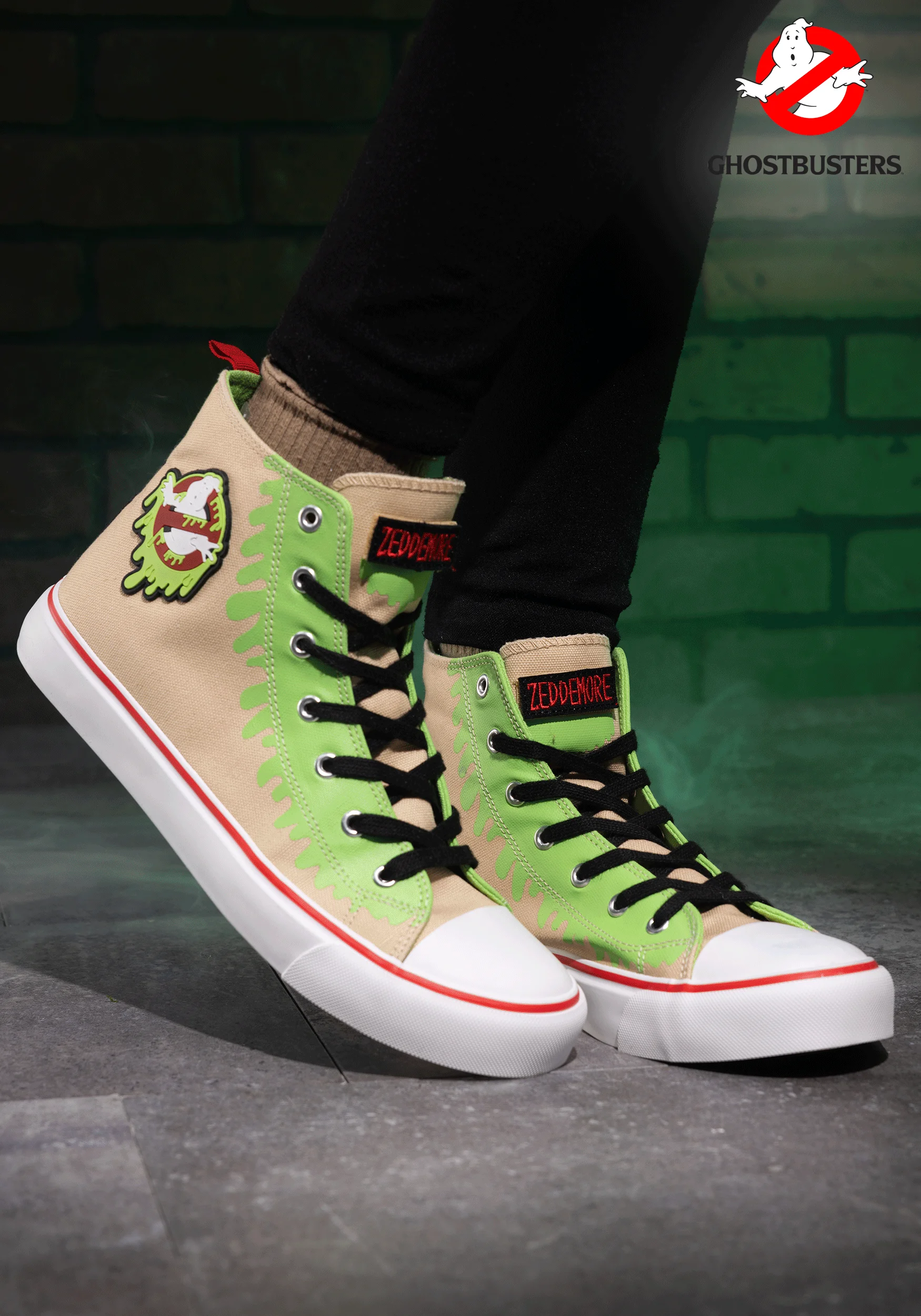 Adult Ghostbusters Slime and Logo Shoes