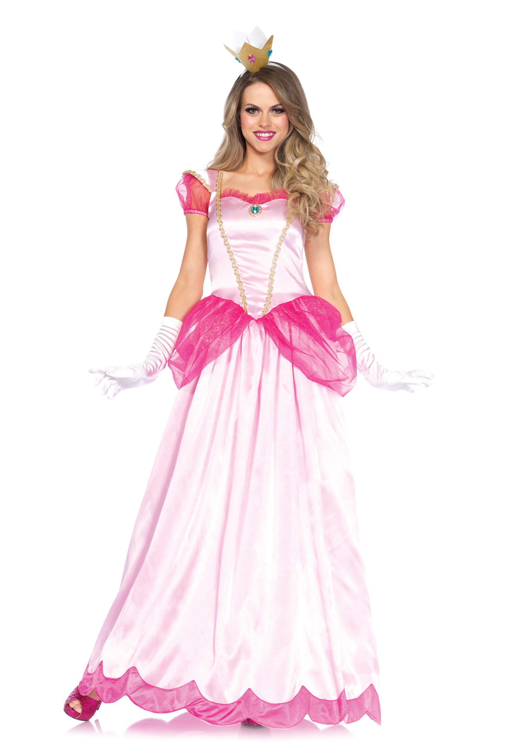 Classic Pink Princess Costume Dress for Women
