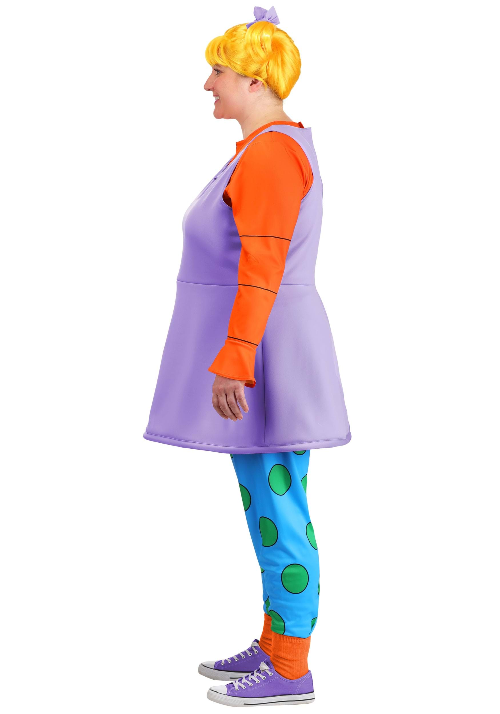 Women's Plus Size Nickelodeon Rugrats Angelica Costume