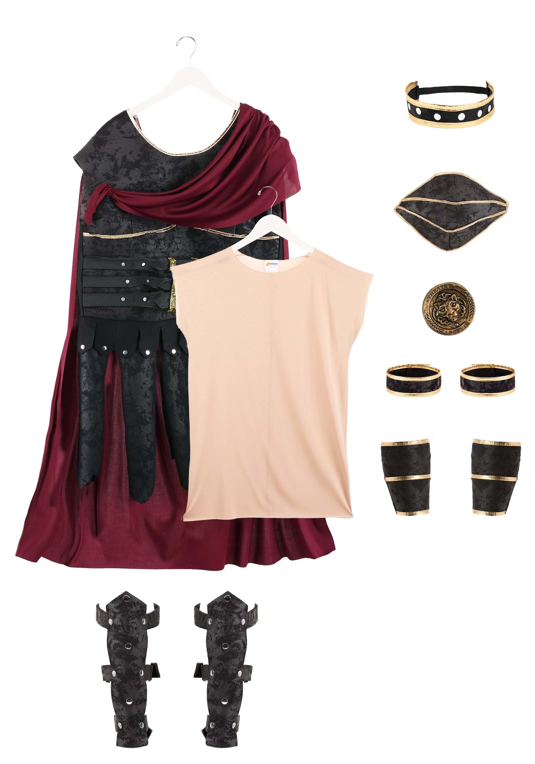 Men's Plus Size Roman Gladiator Costume