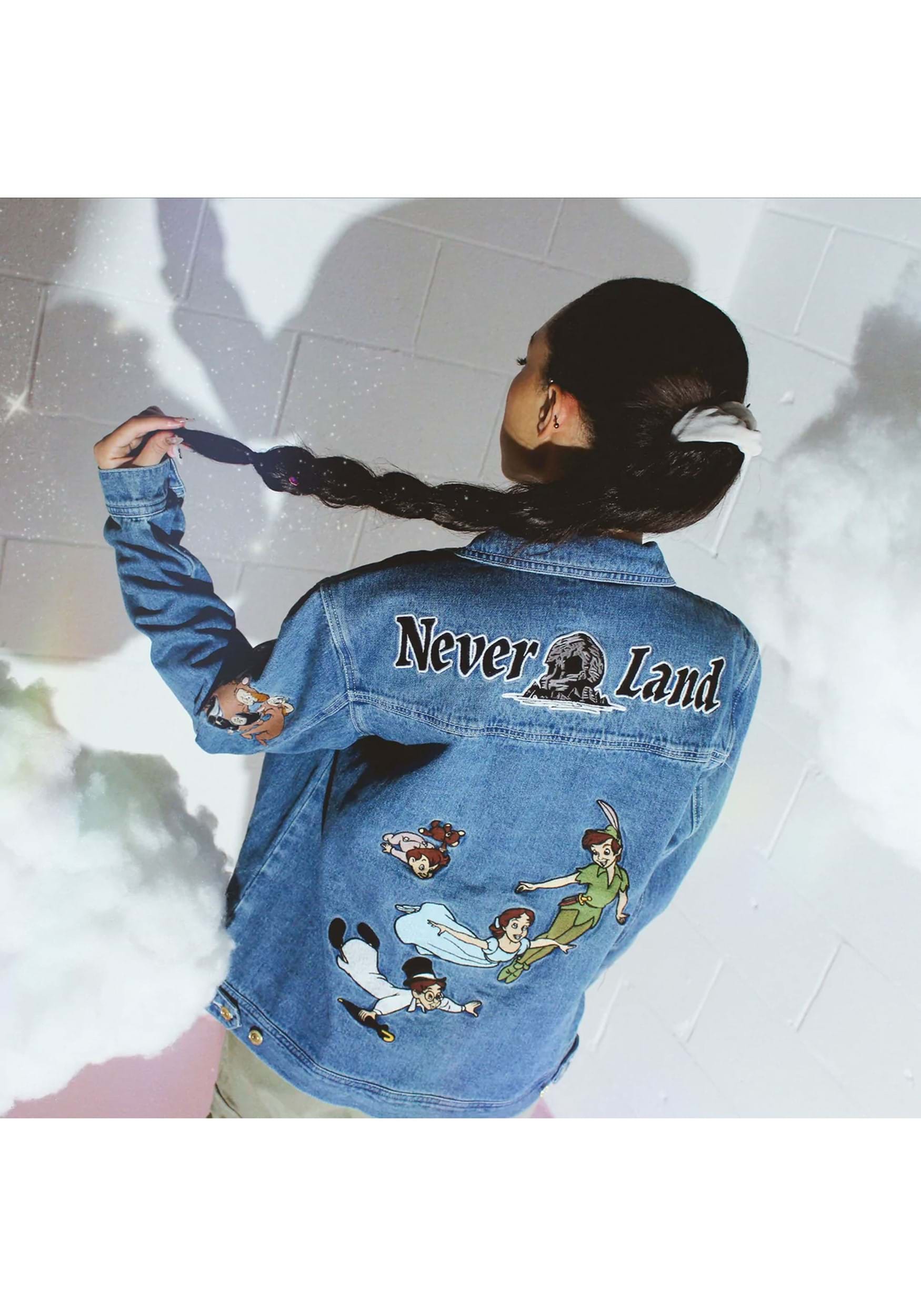 Cakeworthy Never Land Denim Jacket for Adults