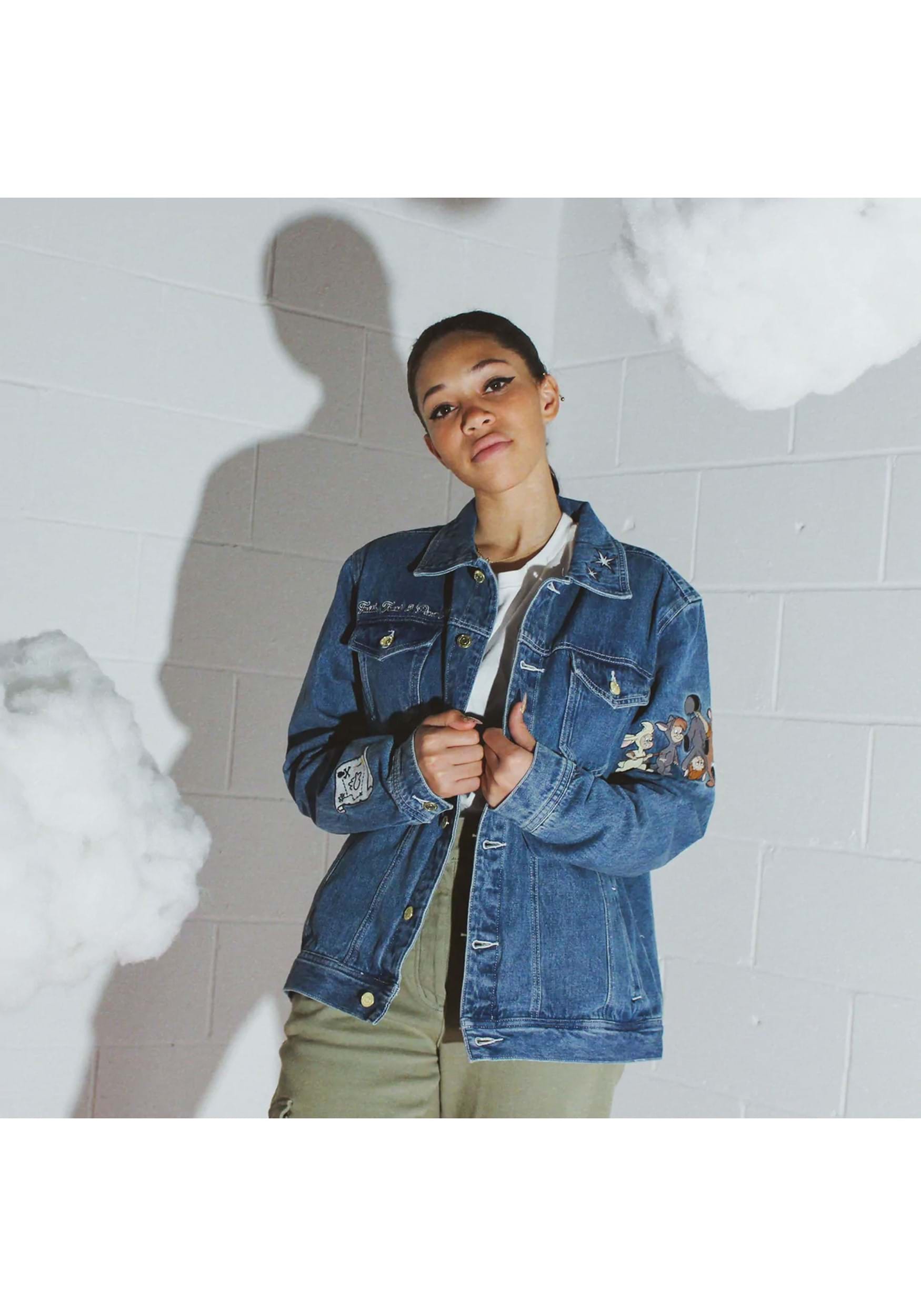 Cakeworthy Never Land Denim Jacket for Adults