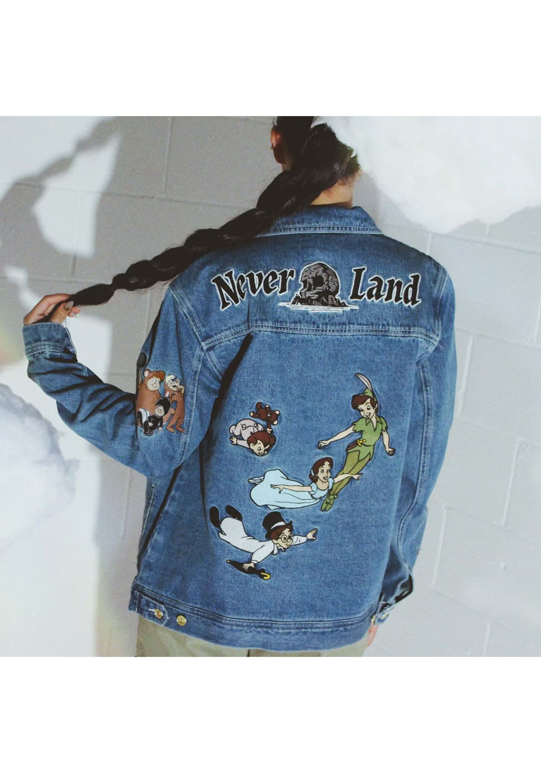 Cakeworthy Never Land Denim Jacket for Adults