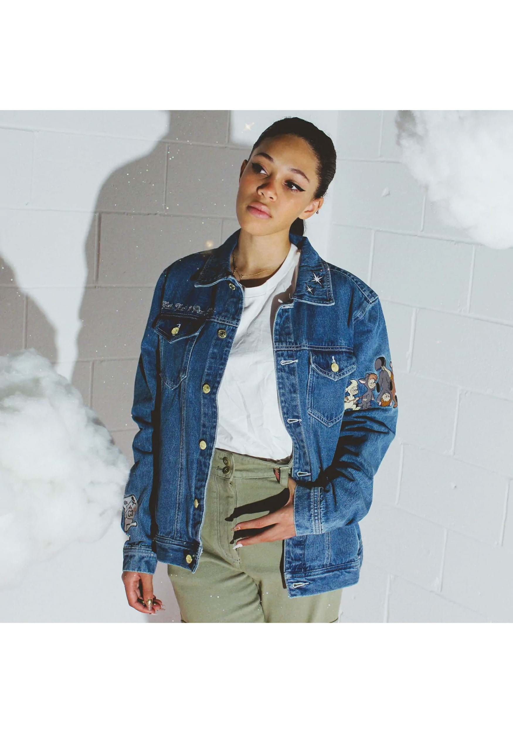 Cakeworthy Never Land Denim Jacket for Adults