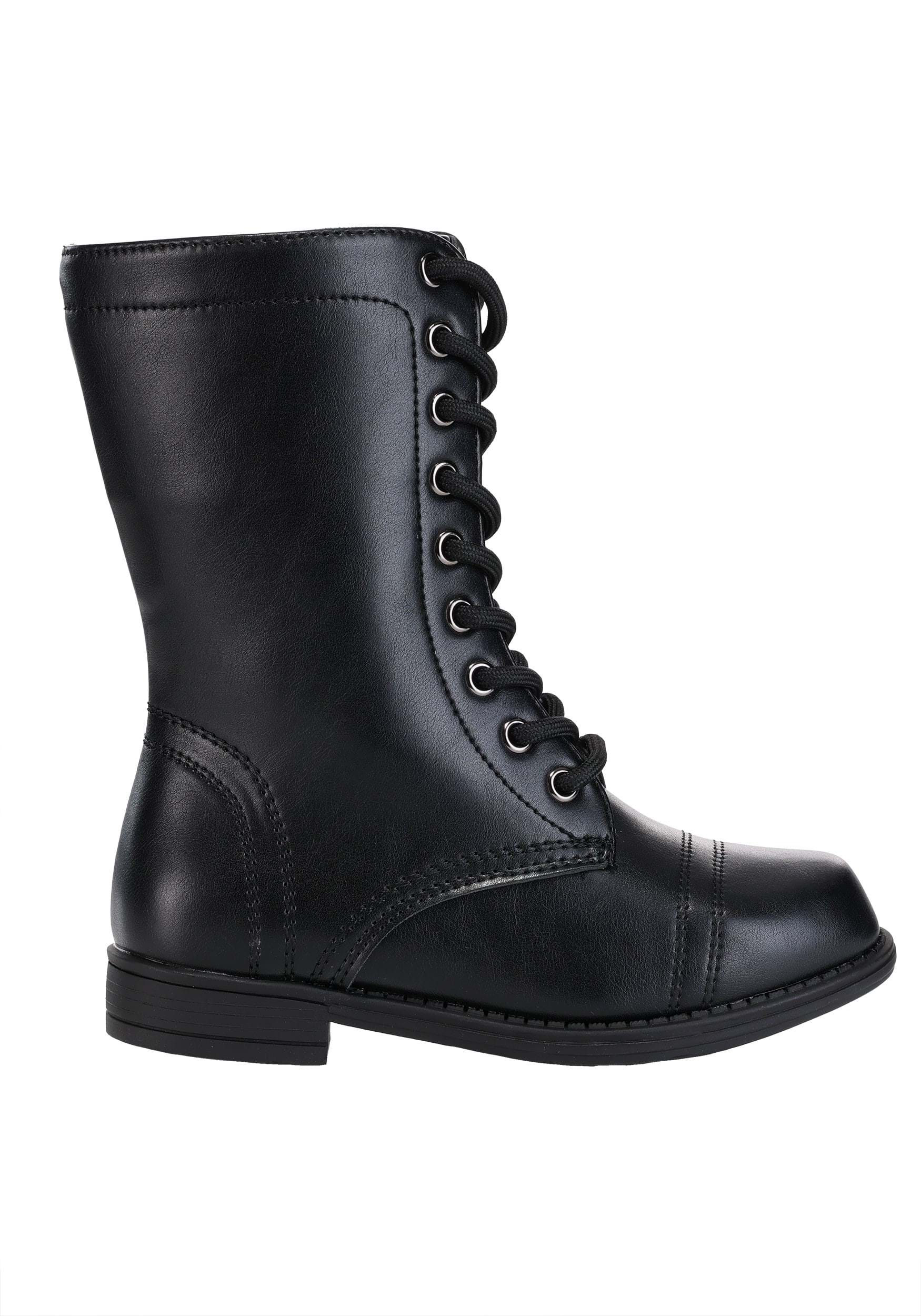 Kid's Combat Military Costume Boots