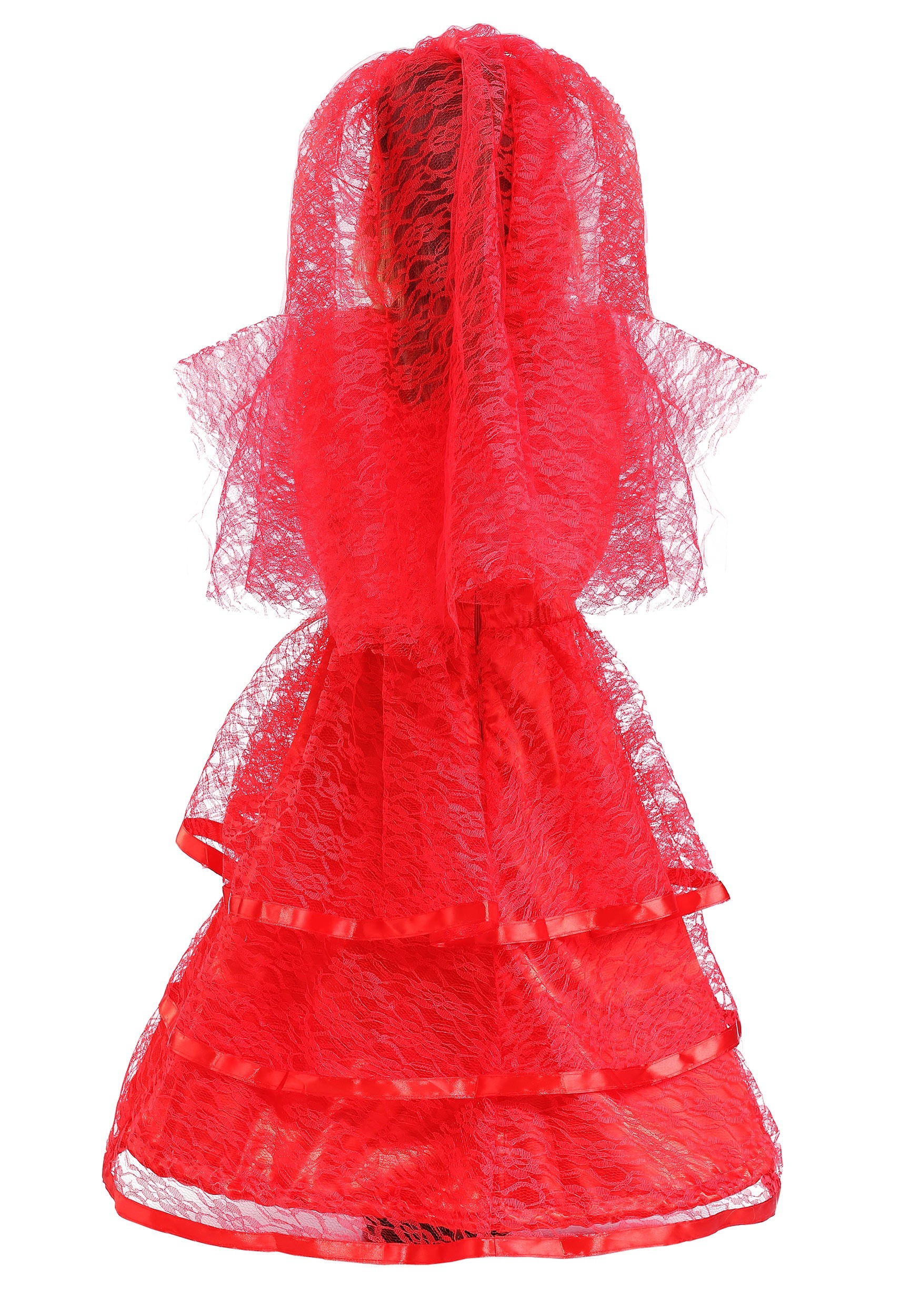Gothic Red Wedding Dress for Toddlers