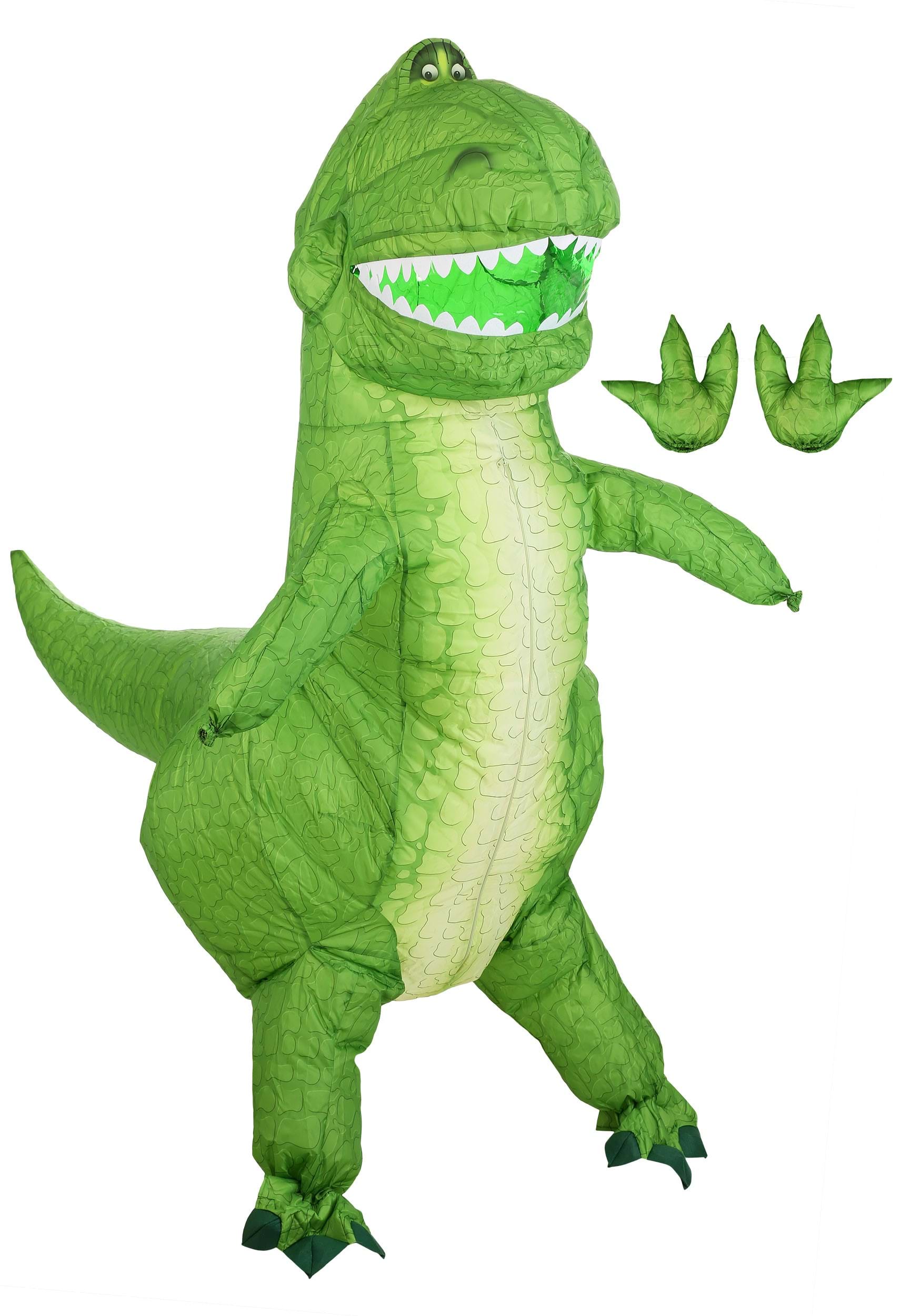 Toy Story Rex Adult Inflatable Costume 13 Toy Story Rex Adult Inflatable Costume