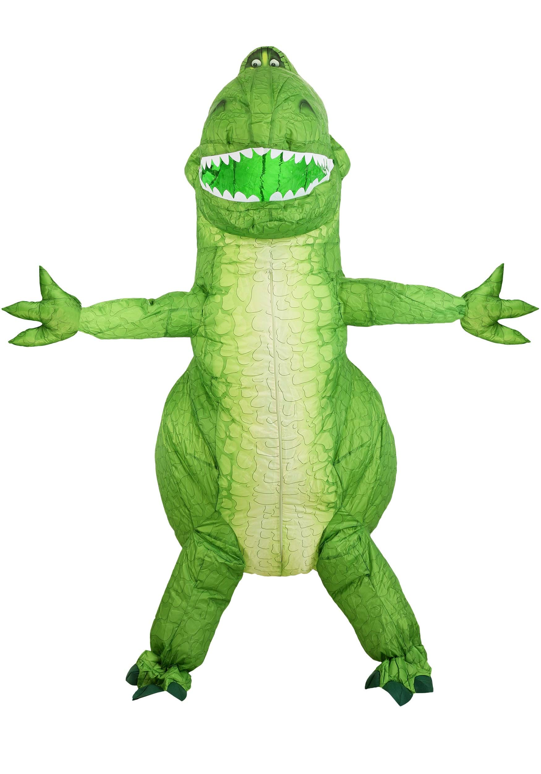 Toy Story Rex Adult Inflatable Costume 14 Toy Story Rex Adult Inflatable Costume
